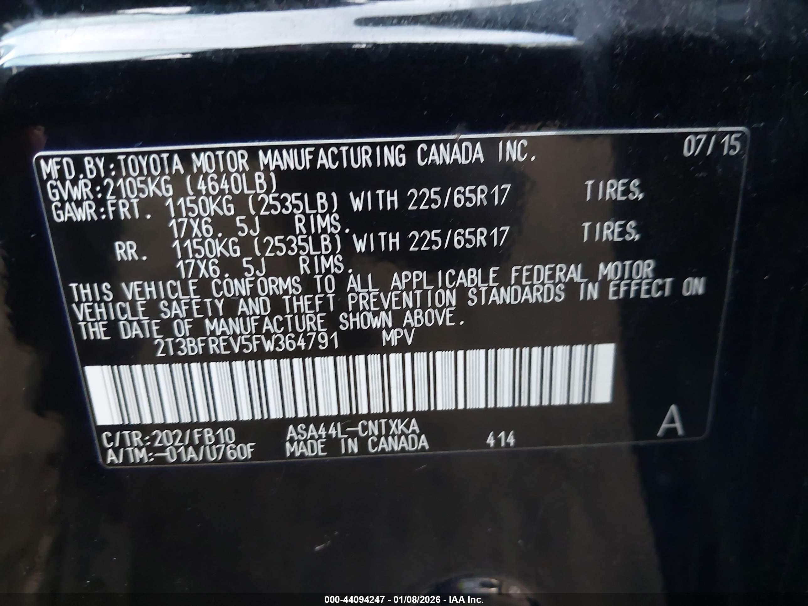 TOYOTA RAV4 image 9