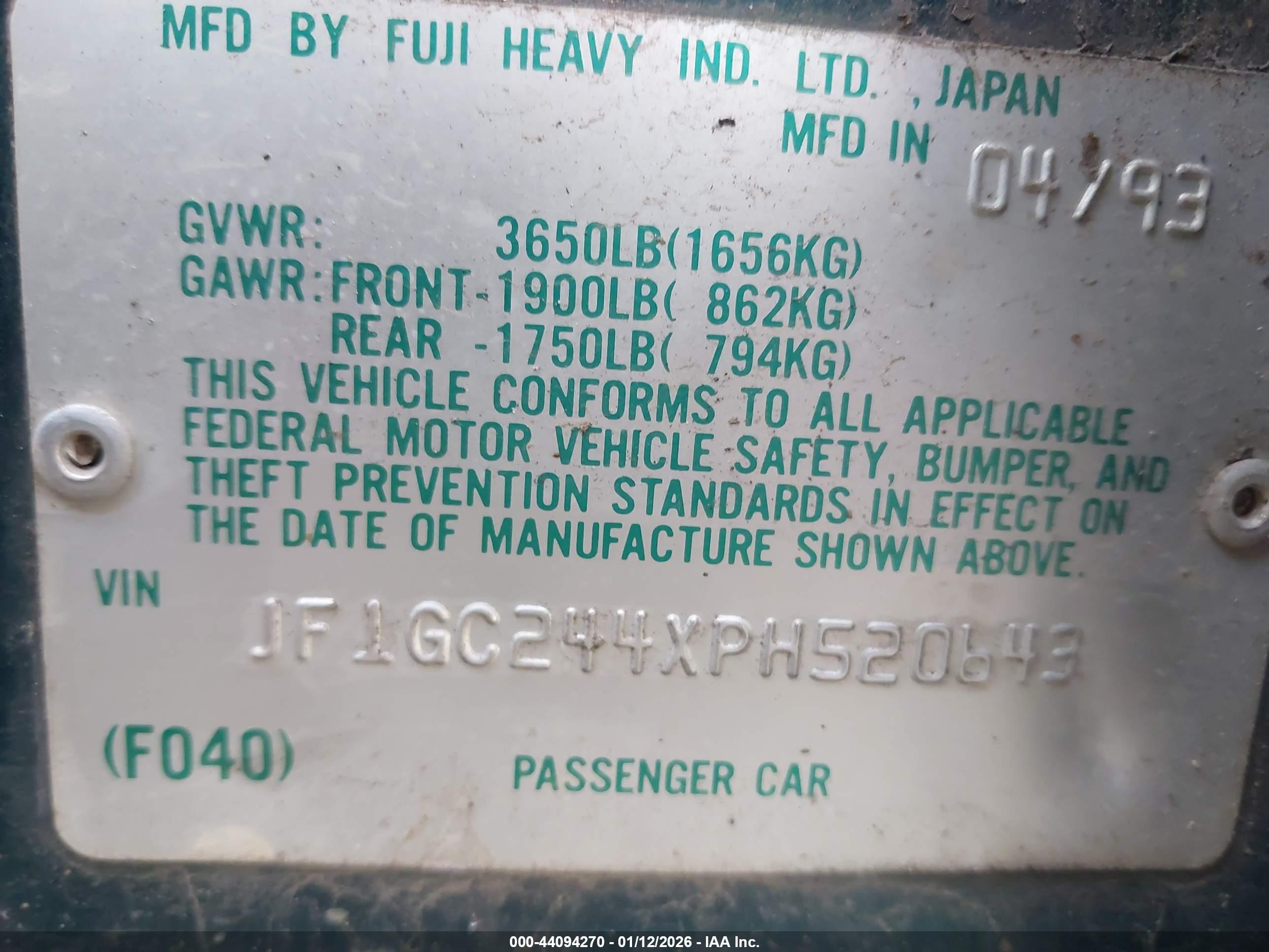 SUBARU IMPREZA image 9