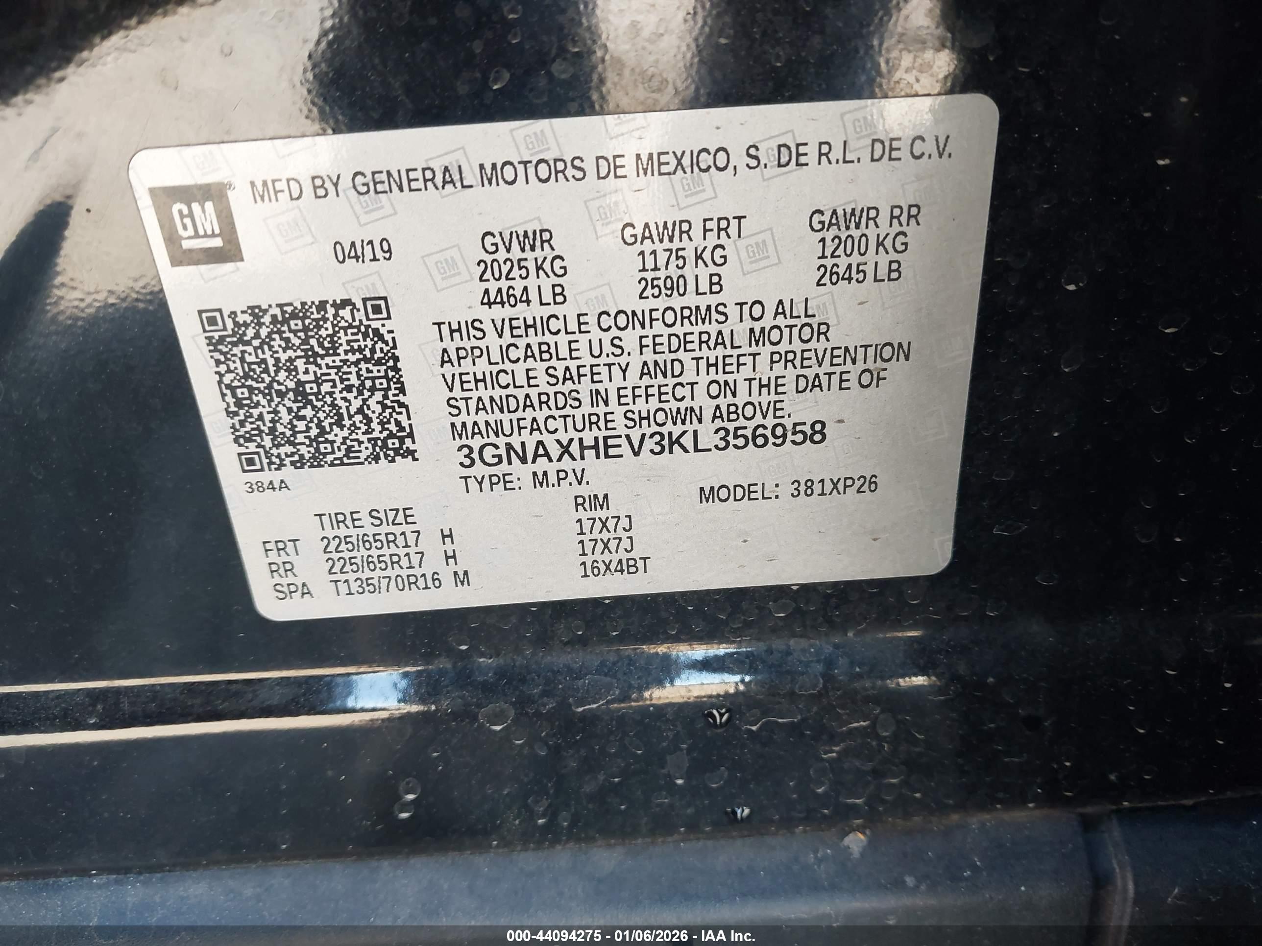 CHEVROLET EQUINOX image 9