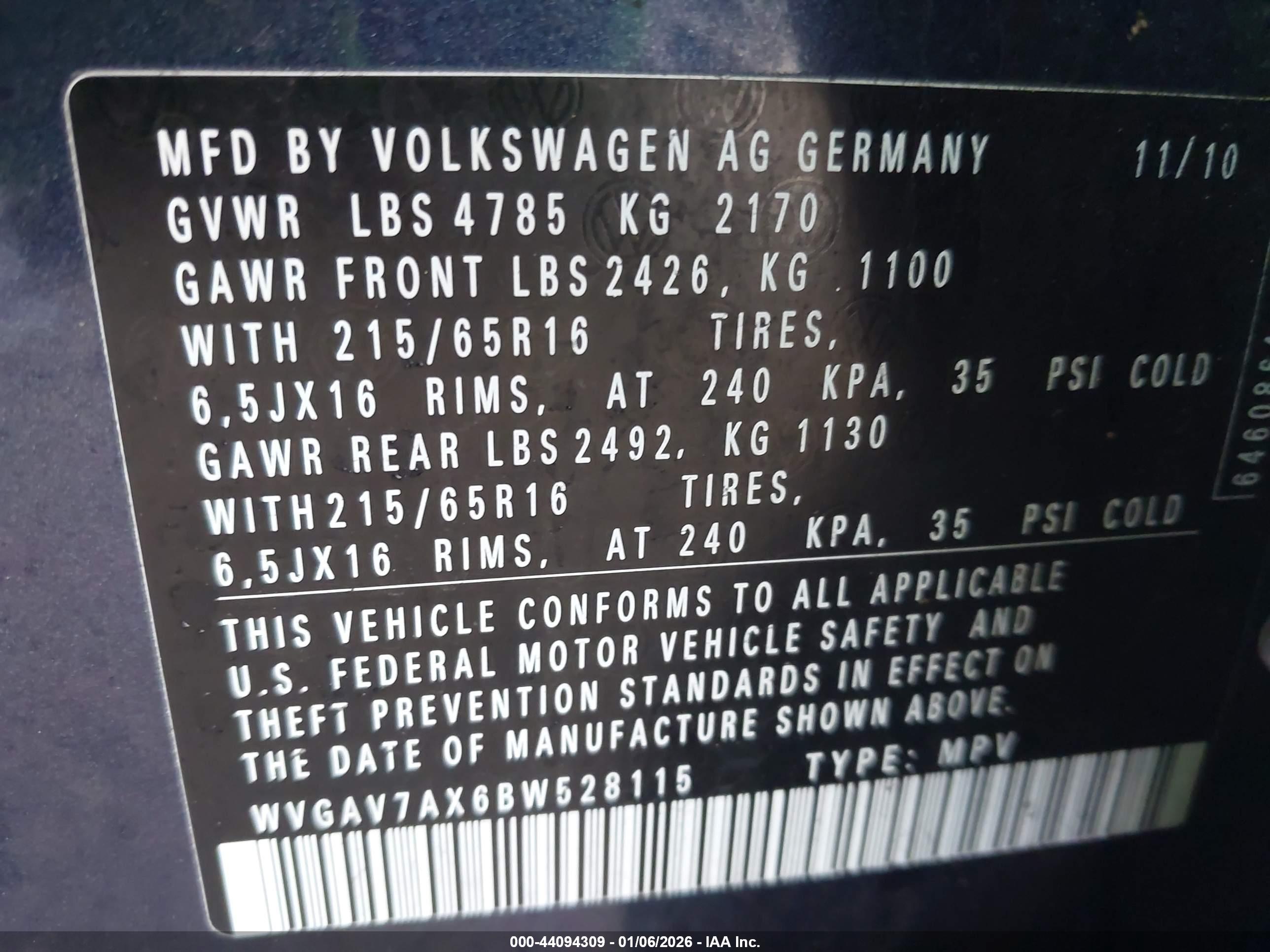 VOLKSWAGEN TIGUAN image 9