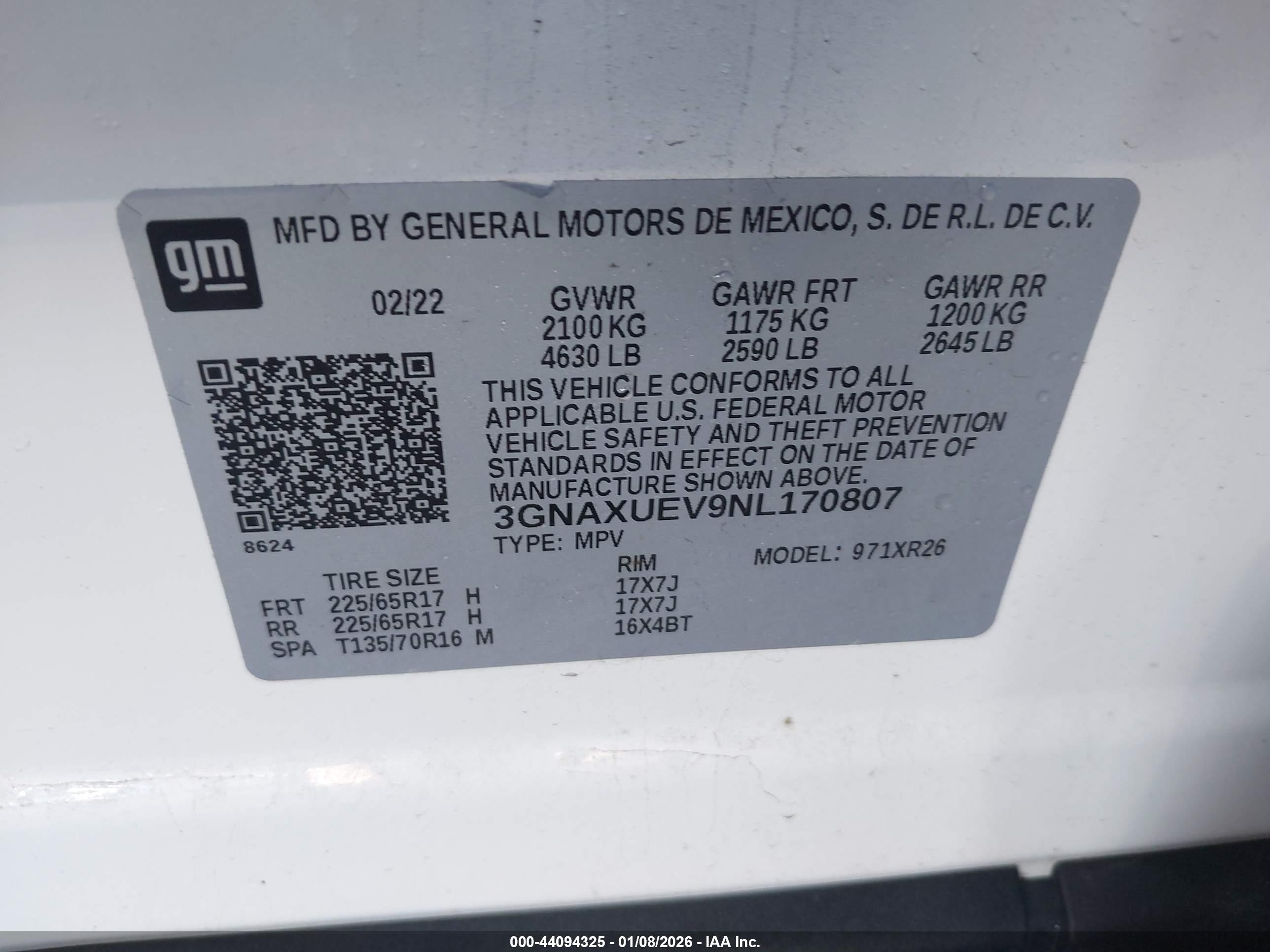 CHEVROLET EQUINOX image 9