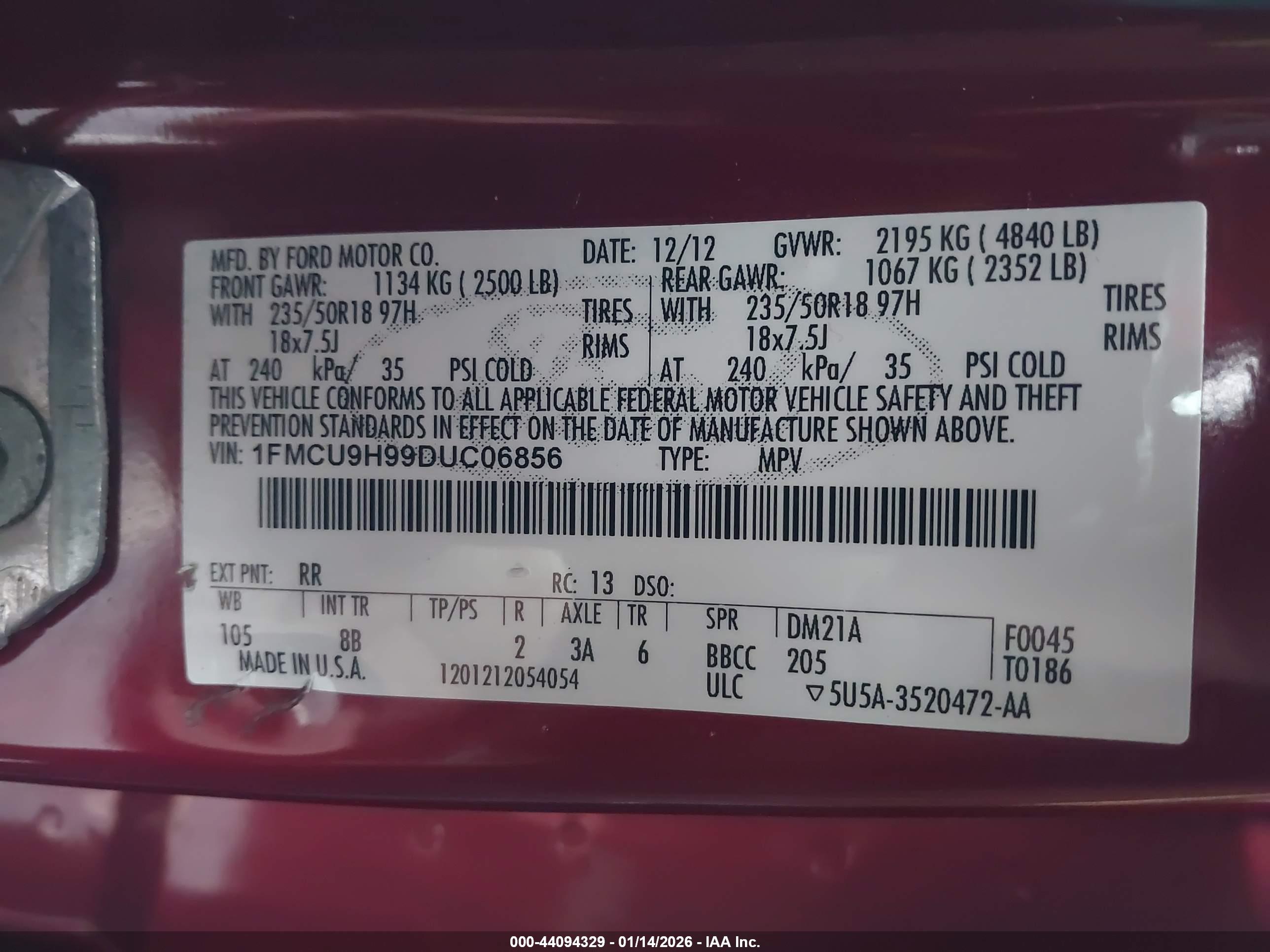 FORD ESCAPE image 9