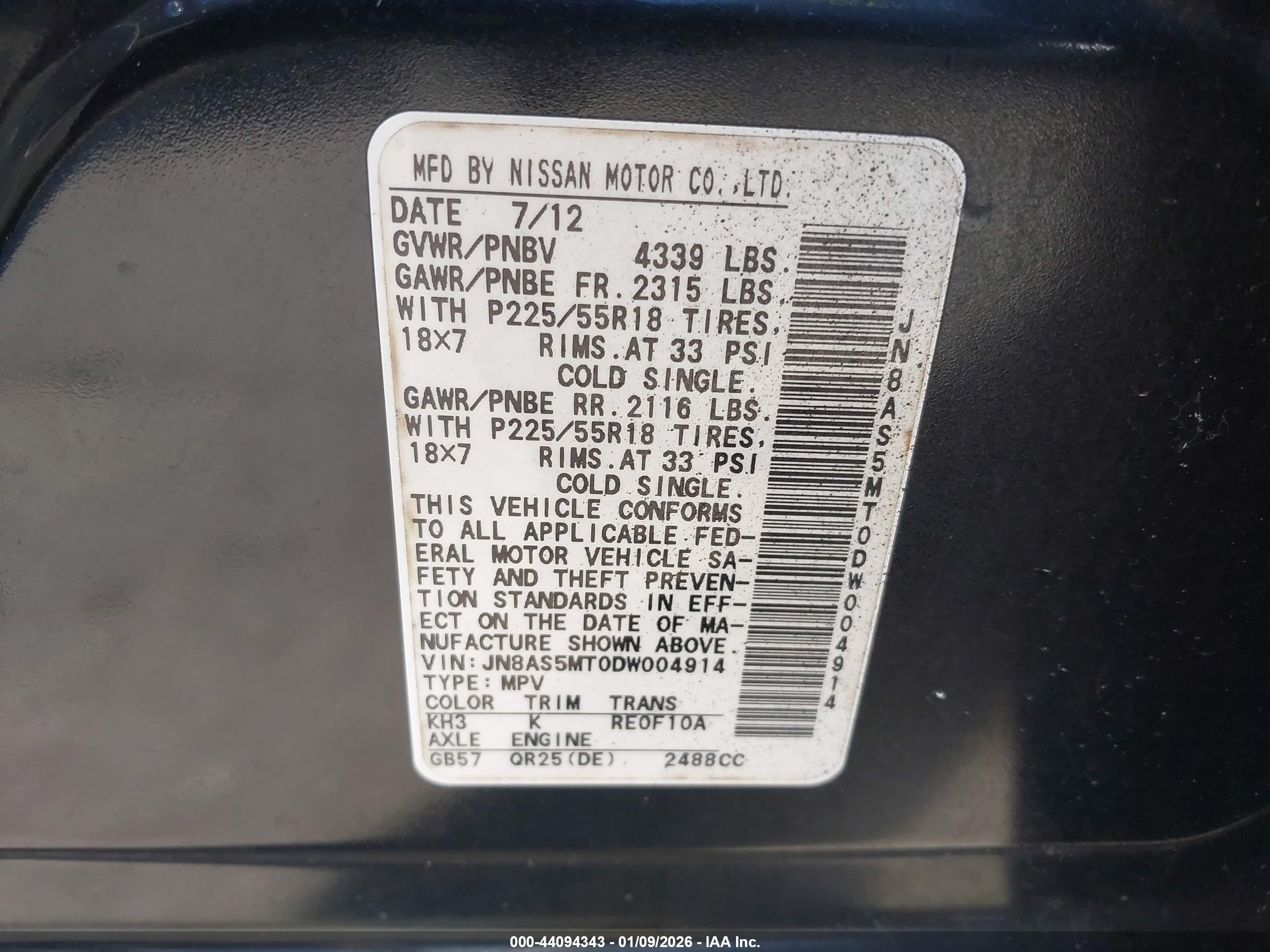 NISSAN ROGUE image 9
