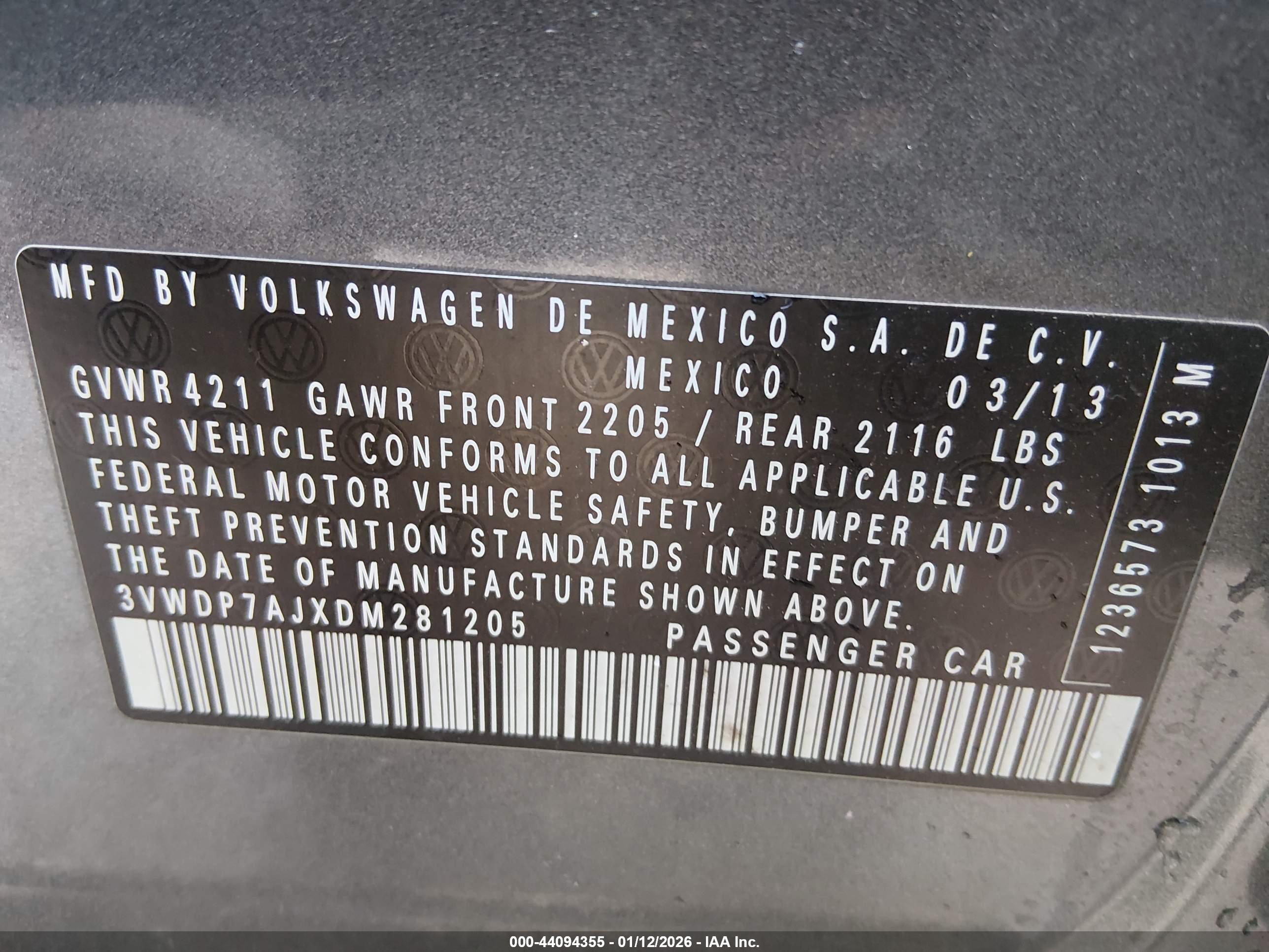 VOLKSWAGEN JETTA image 9