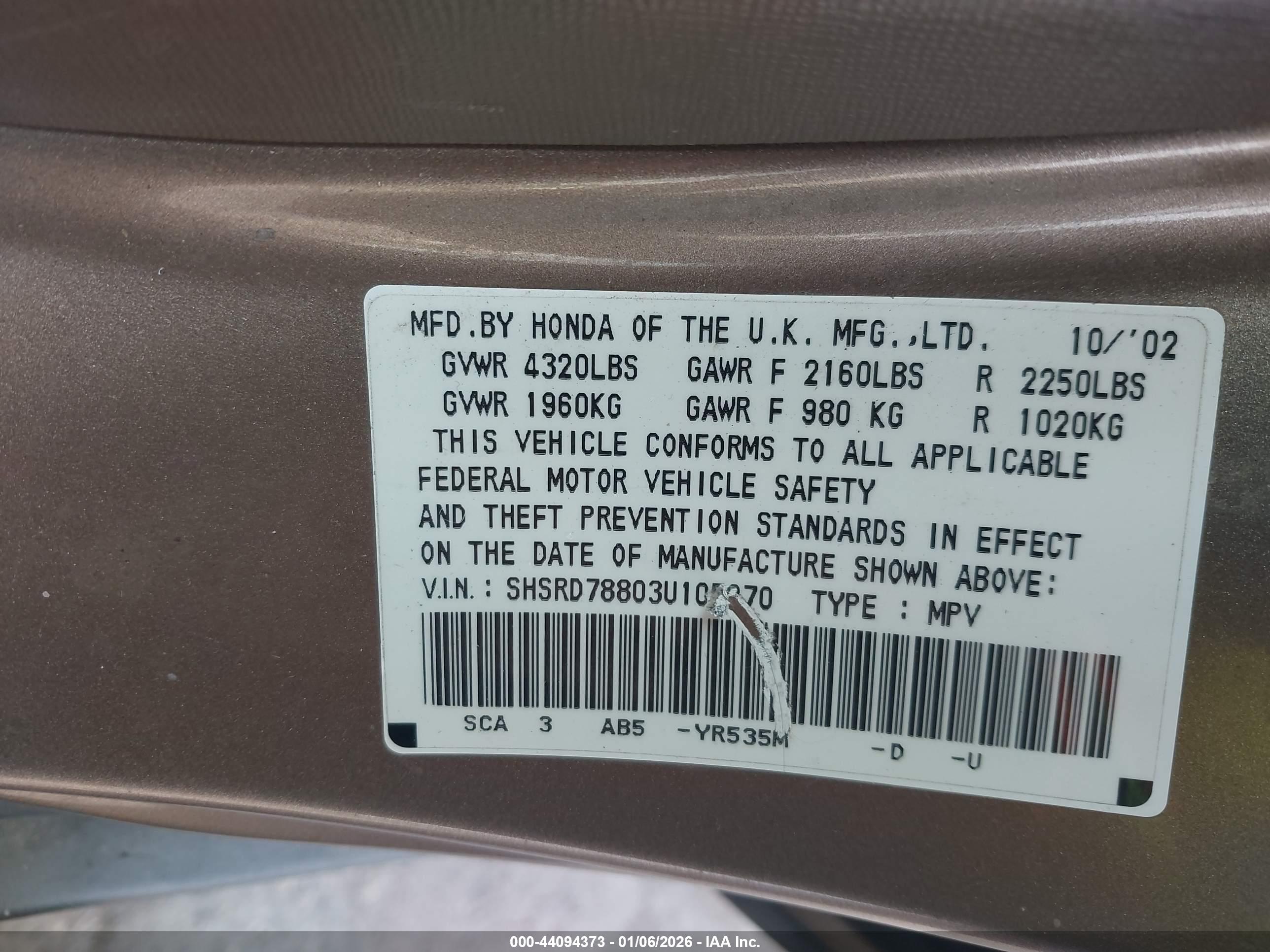 HONDA CR-V image 9