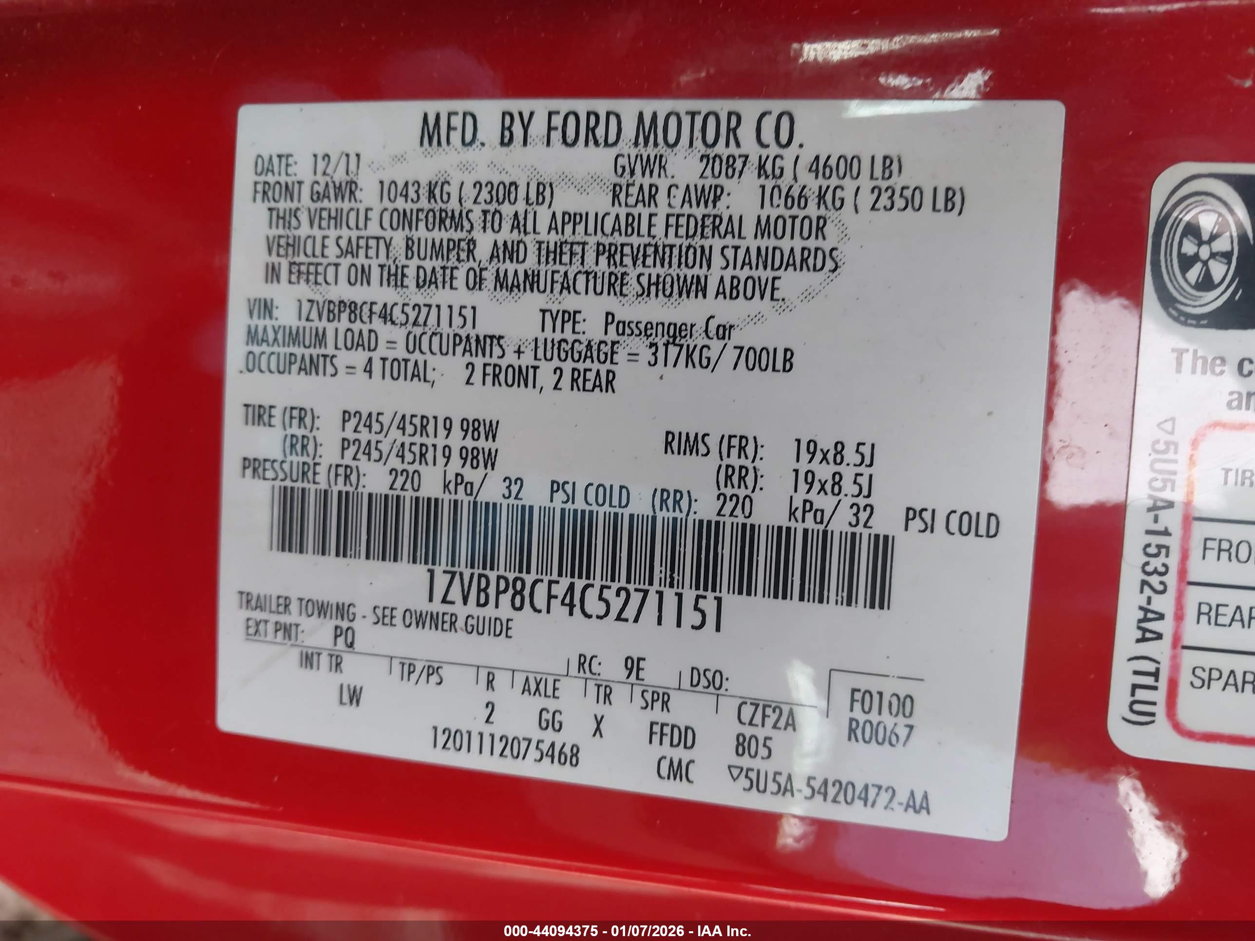 FORD MUSTANG image 9