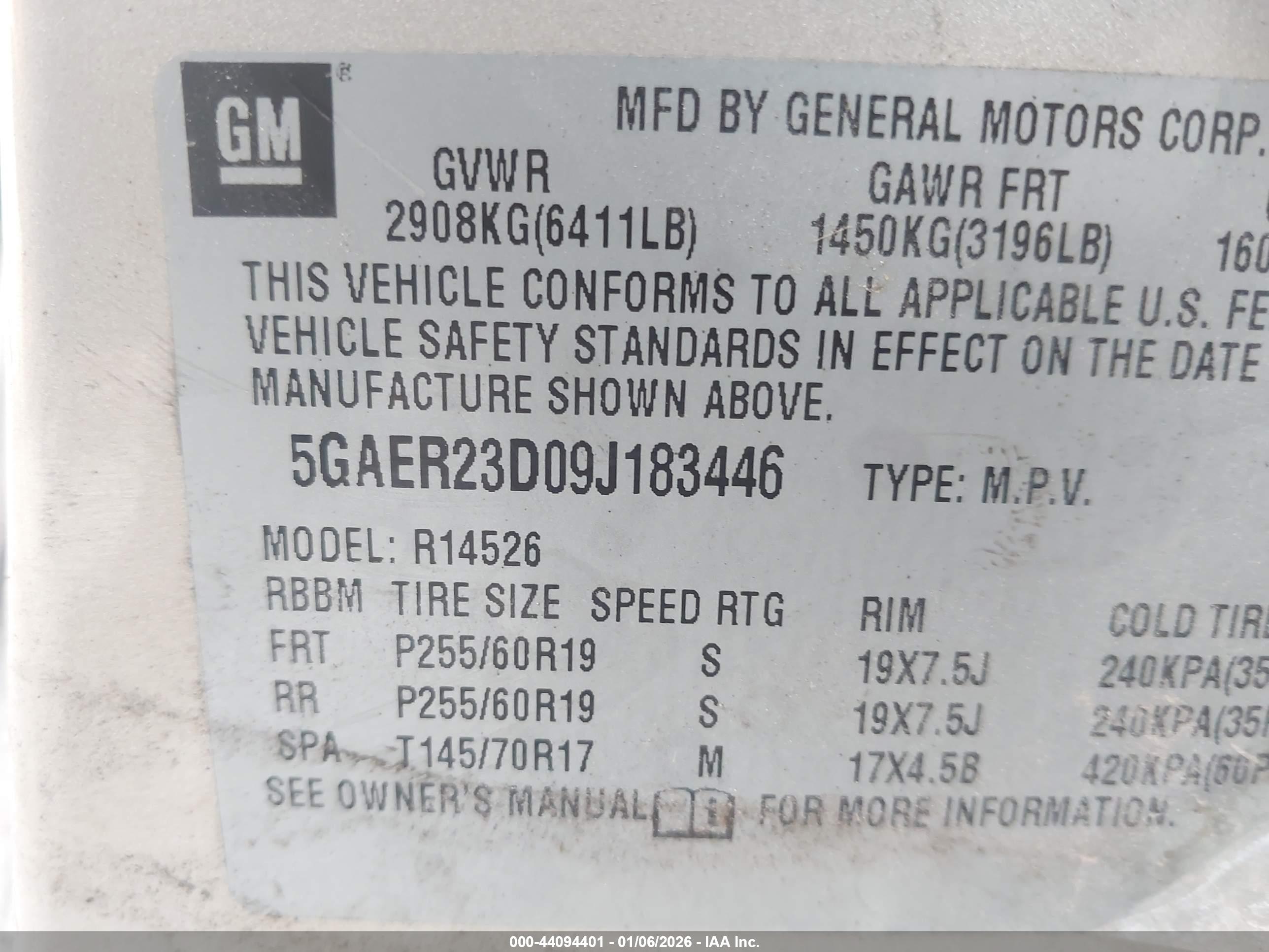 BUICK ENCLAVE image 9