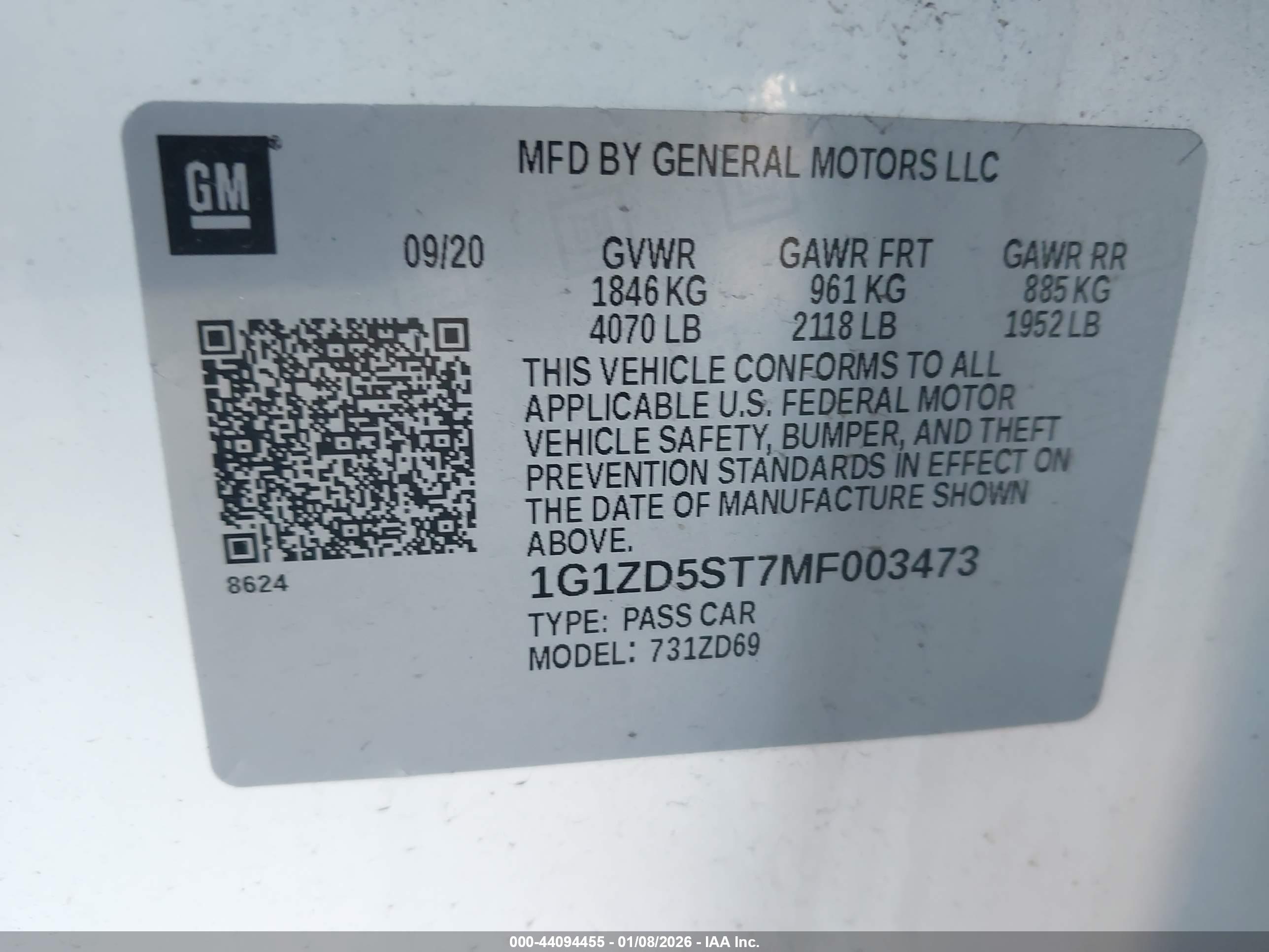 CHEVROLET MALIBU image 9