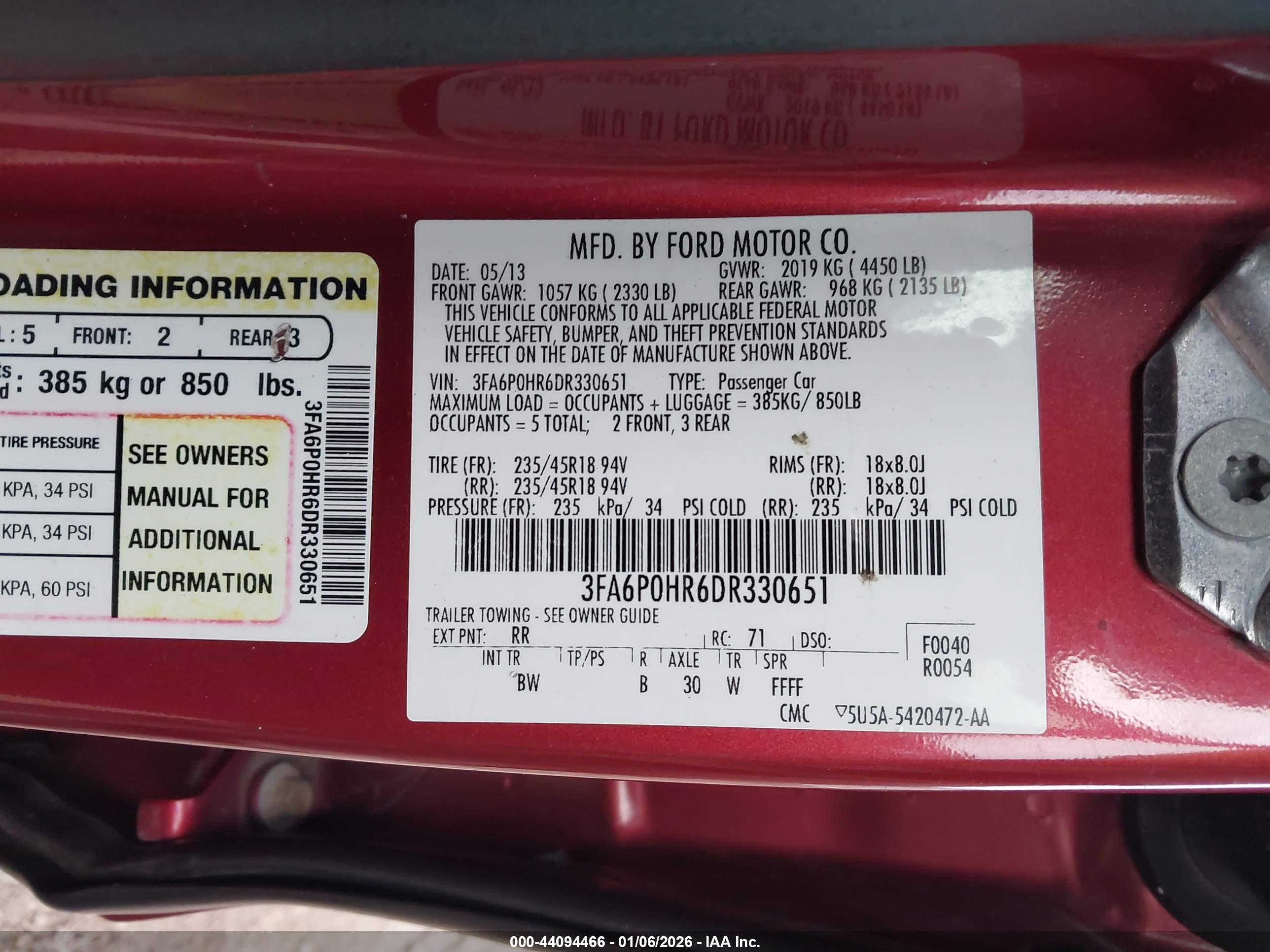 FORD FUSION image 9