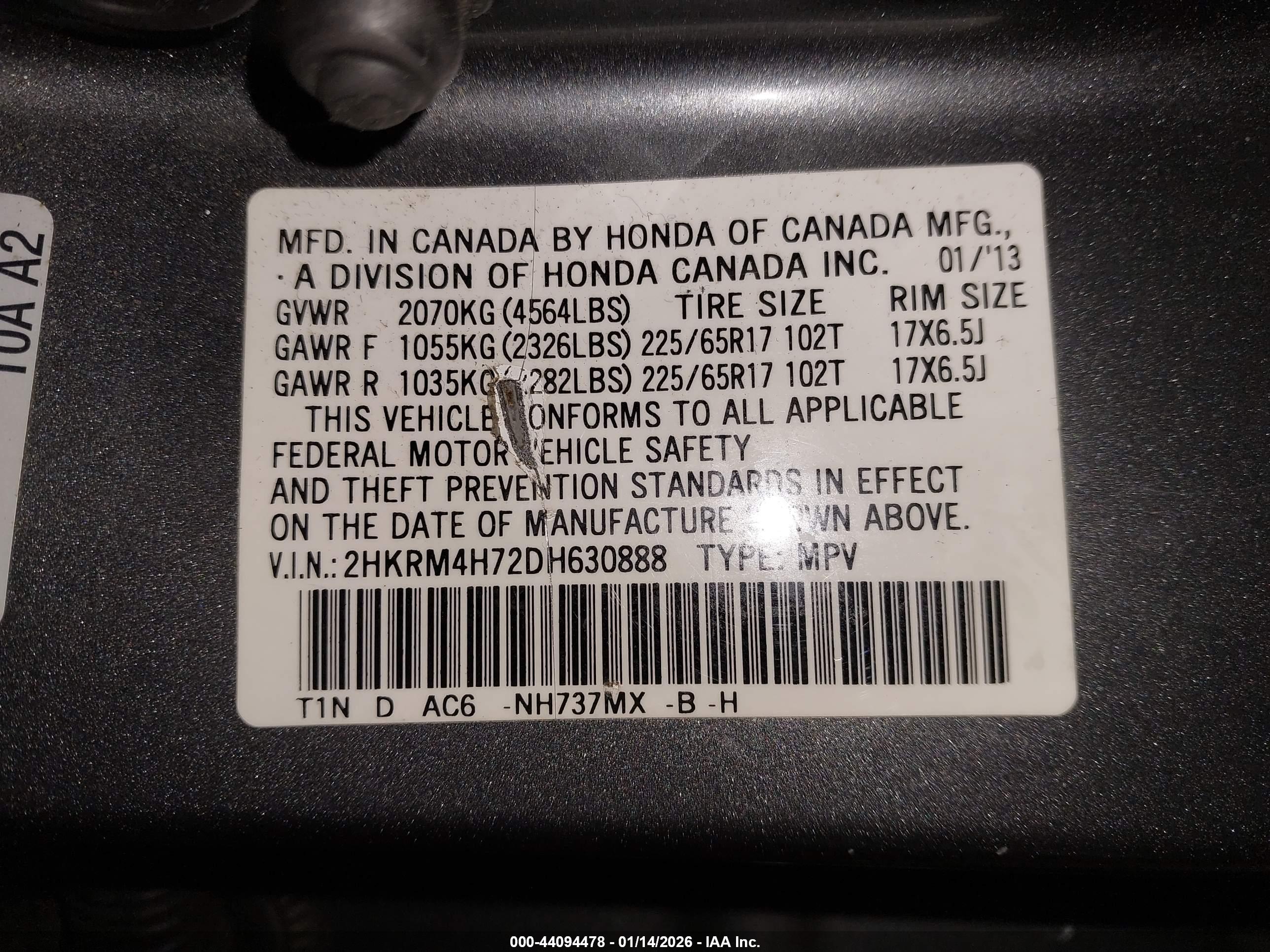 HONDA CR-V image 9