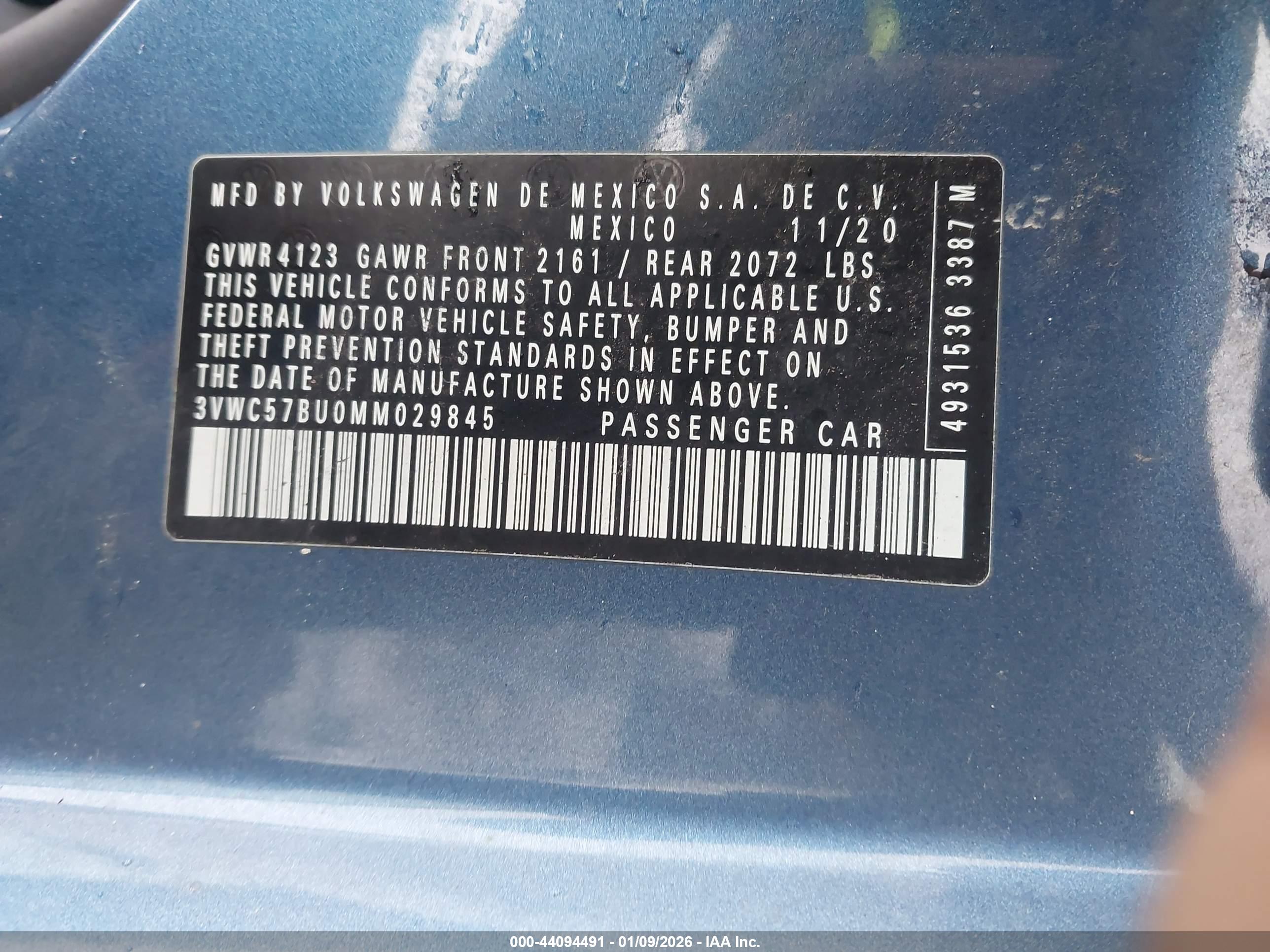 VOLKSWAGEN JETTA image 9