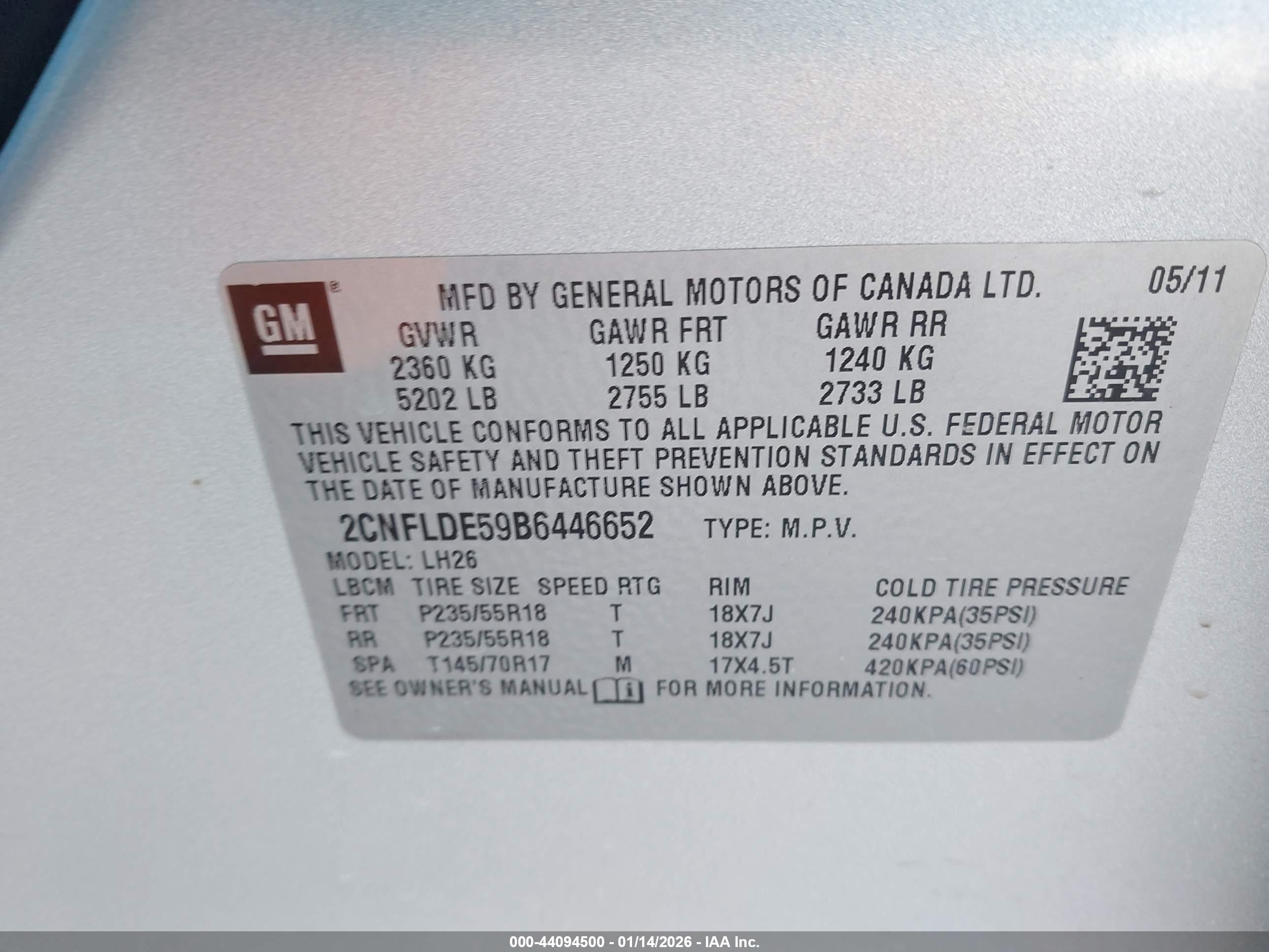 CHEVROLET EQUINOX image 9
