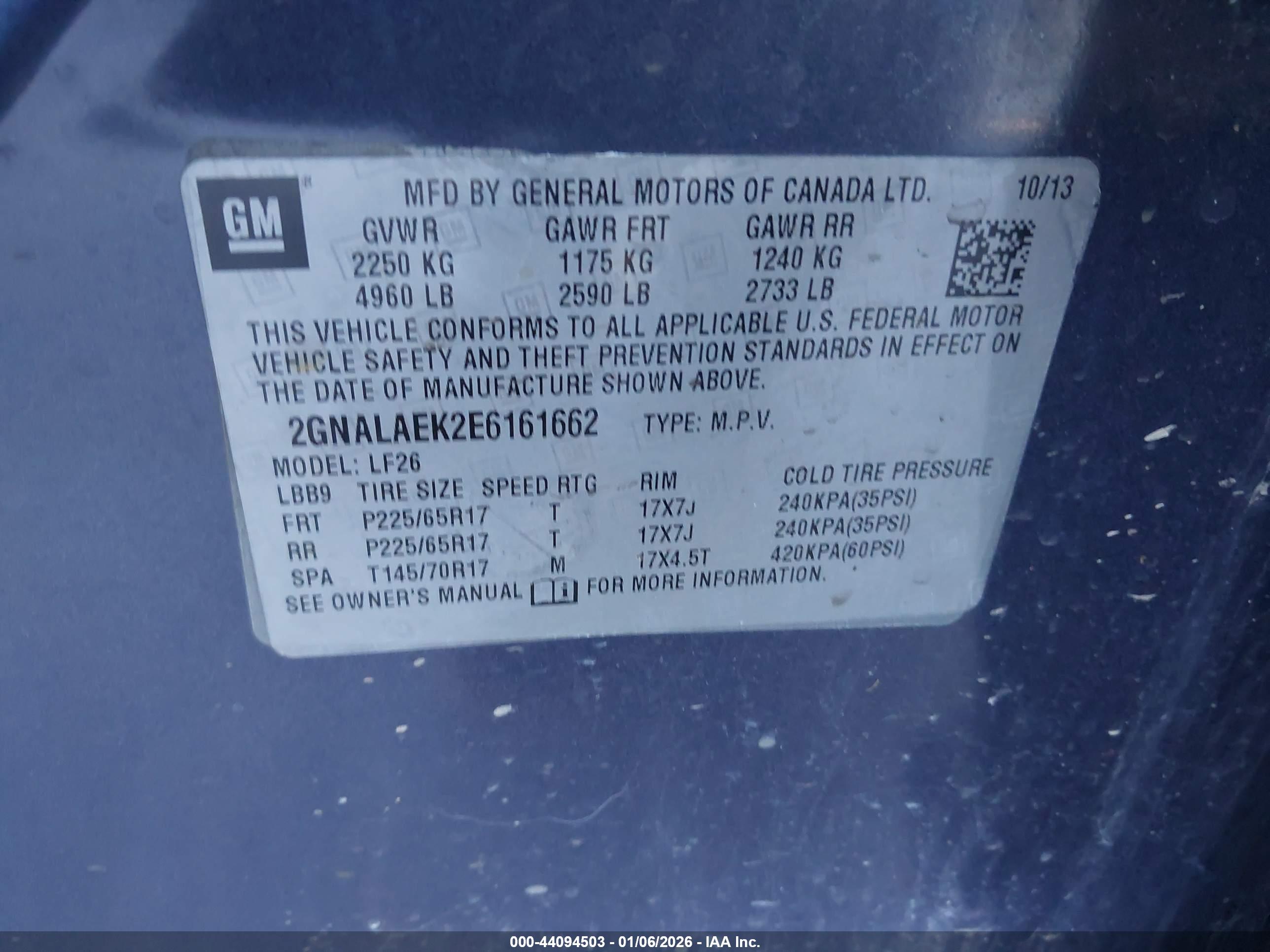 CHEVROLET EQUINOX image 9