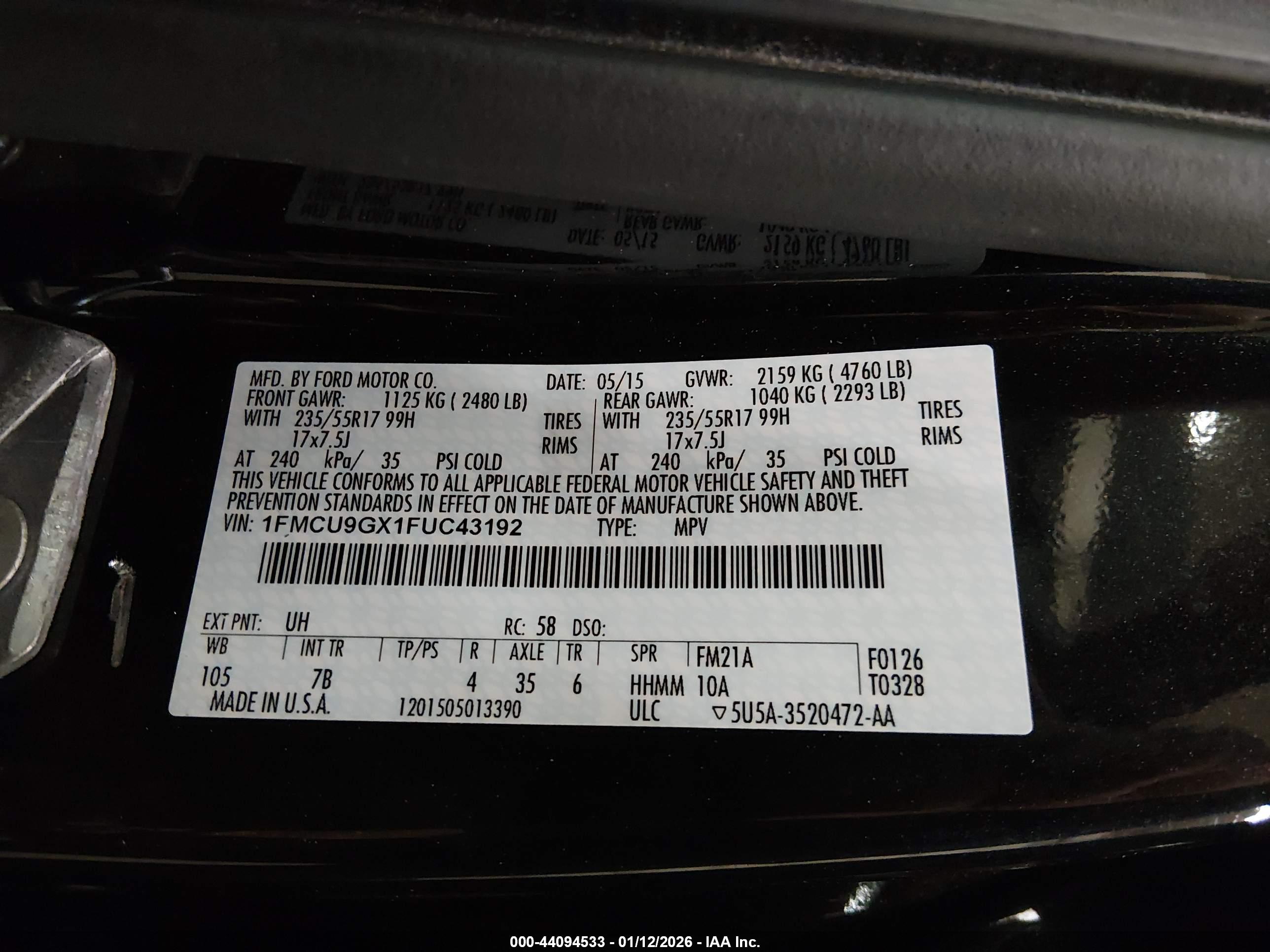 FORD ESCAPE image 9