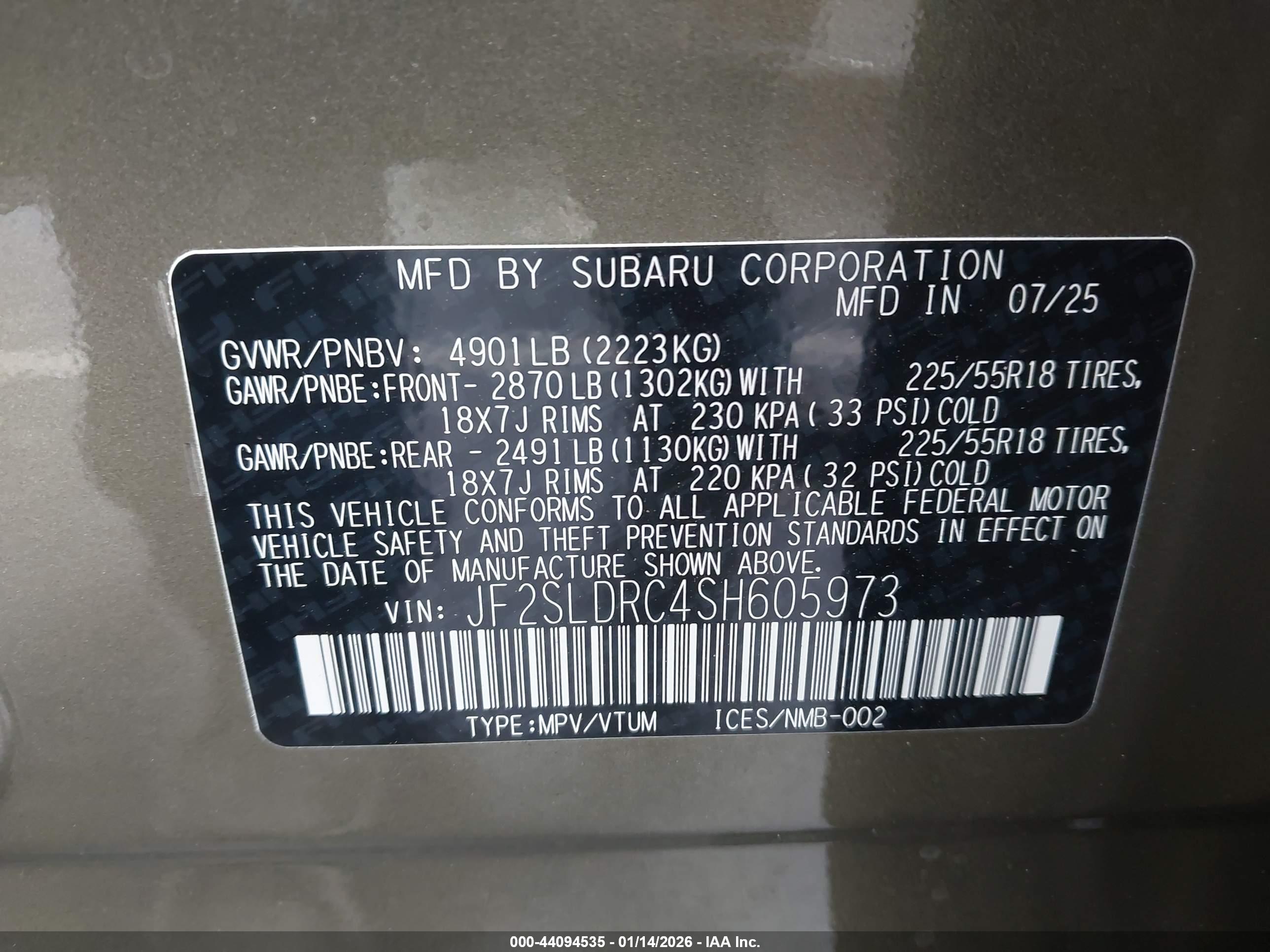 SUBARU FORESTER image 9