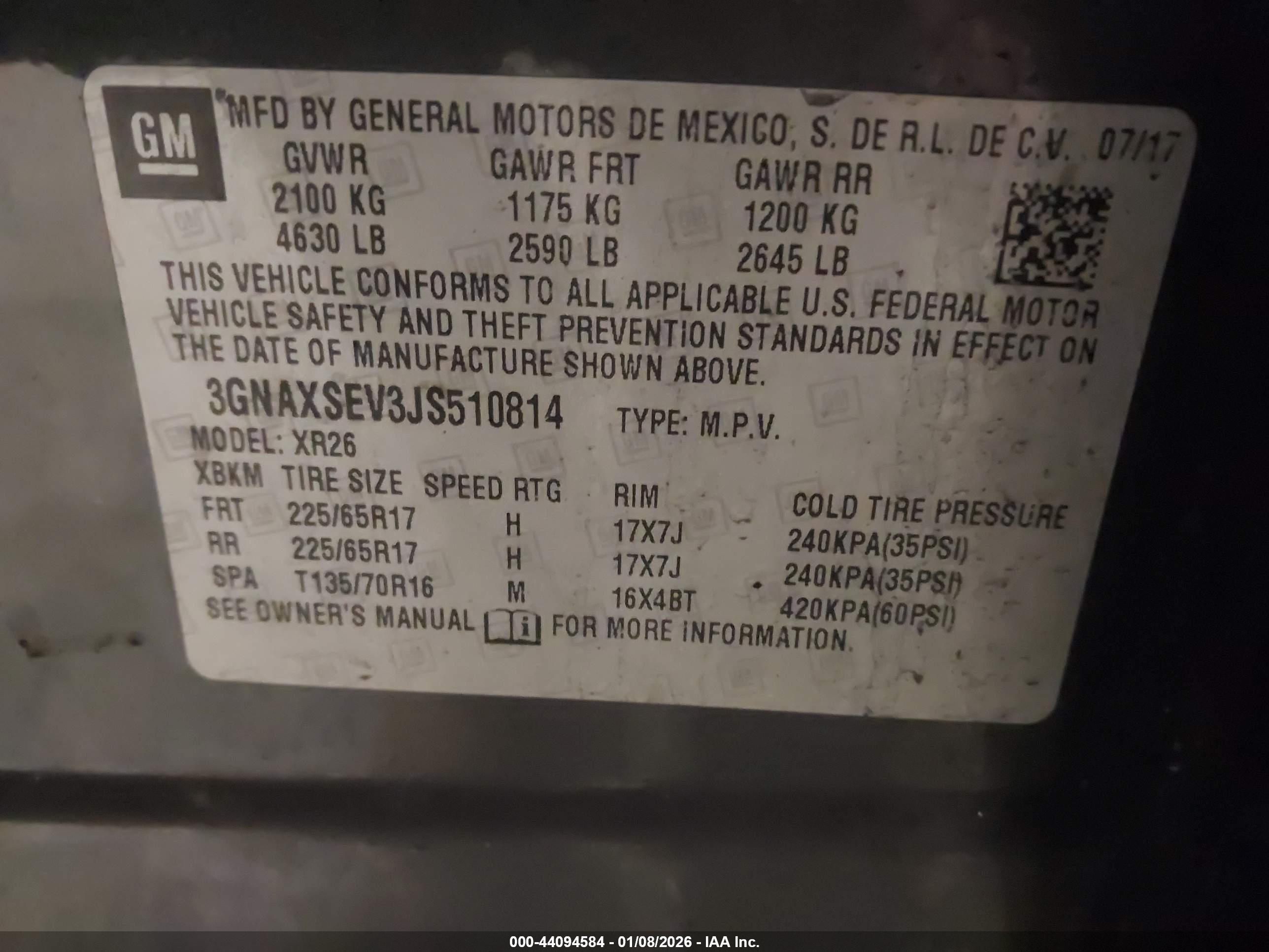 CHEVROLET EQUINOX image 9