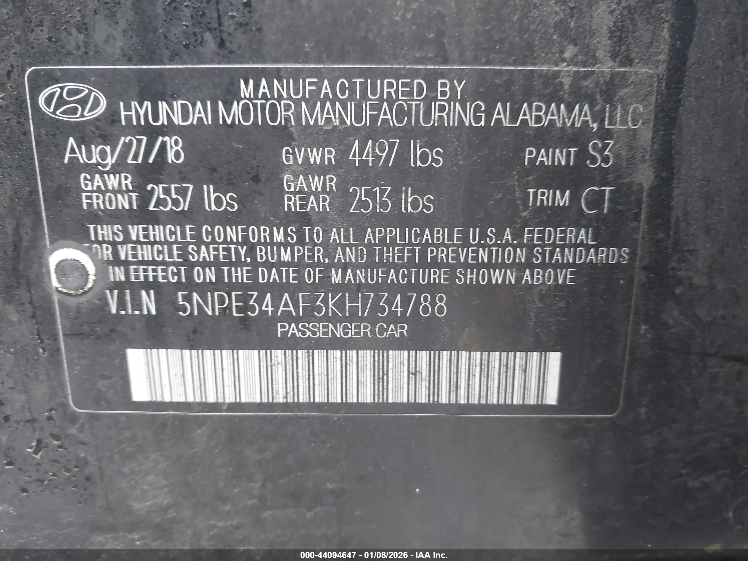 HYUNDAI SONATA image 9