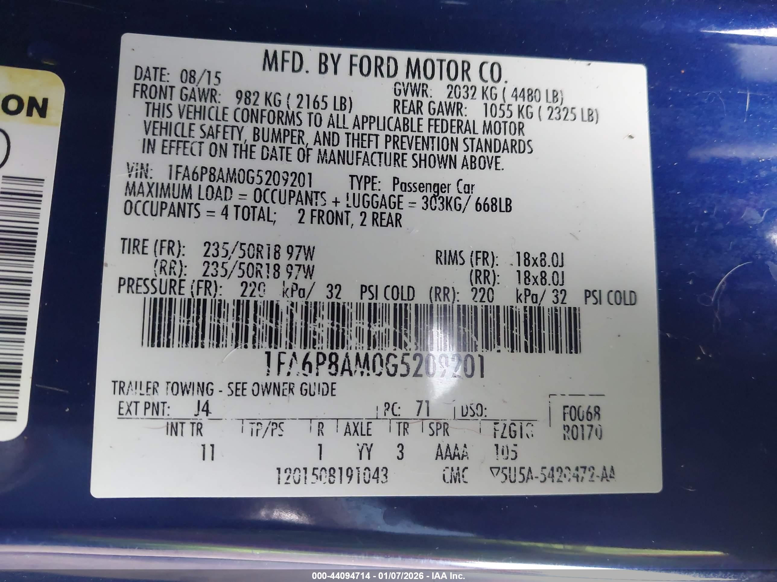FORD MUSTANG image 9