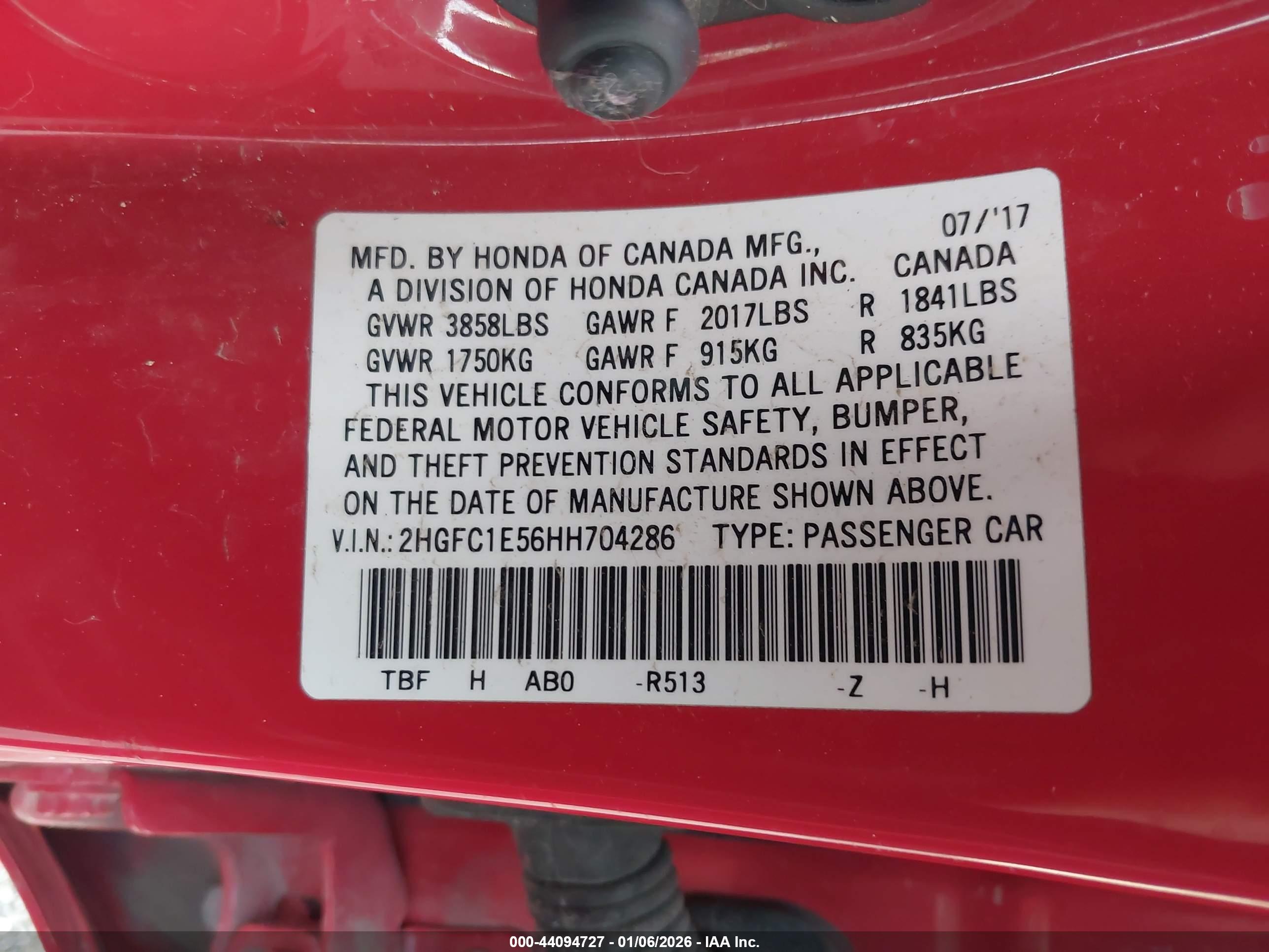 HONDA CIVIC image 9