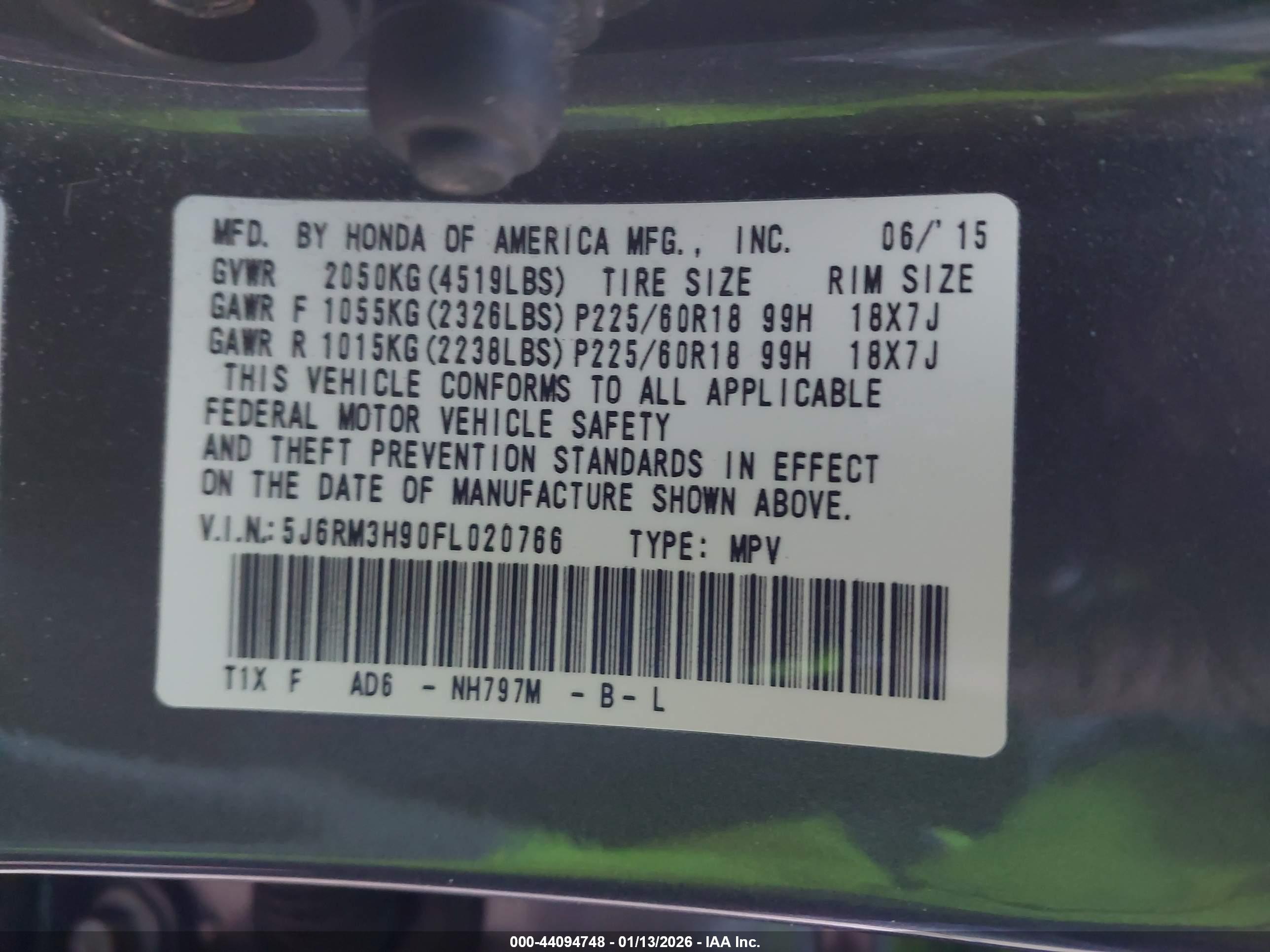 HONDA CR-V image 9