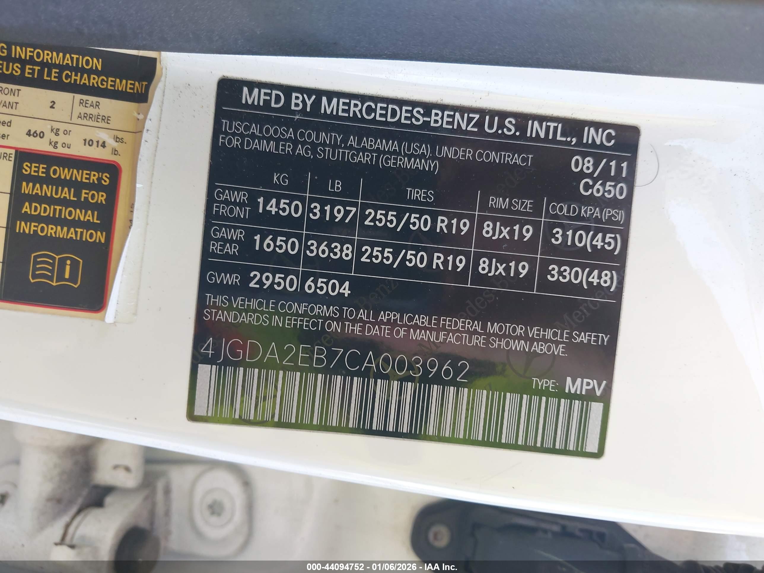MERCEDES-BENZ ML image 9