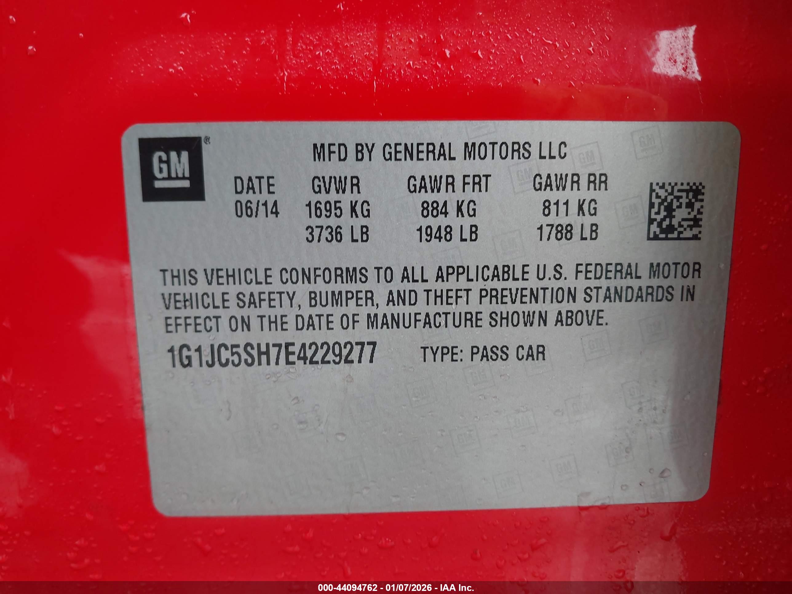 CHEVROLET SONIC image 9