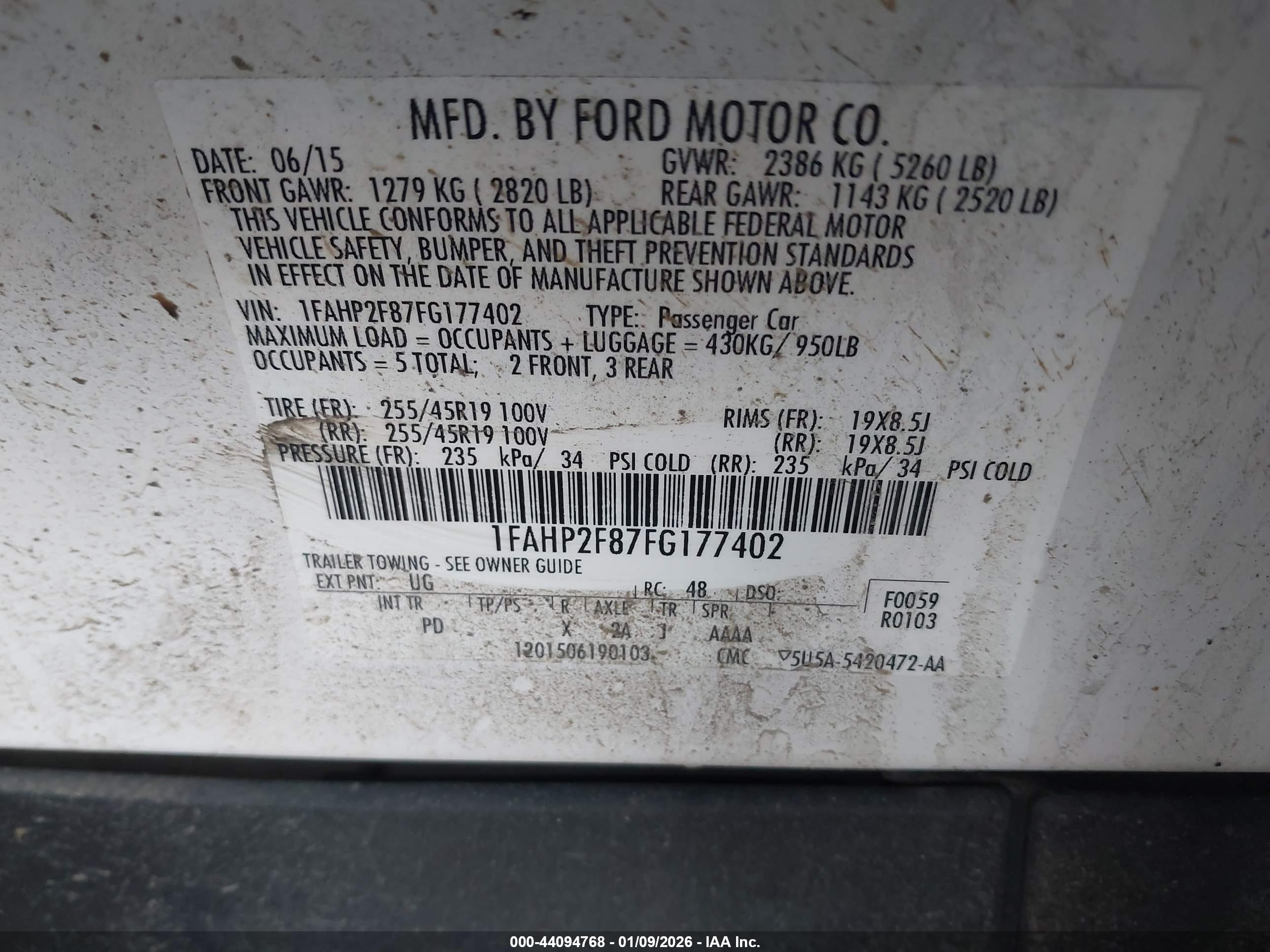 FORD TAURUS image 9