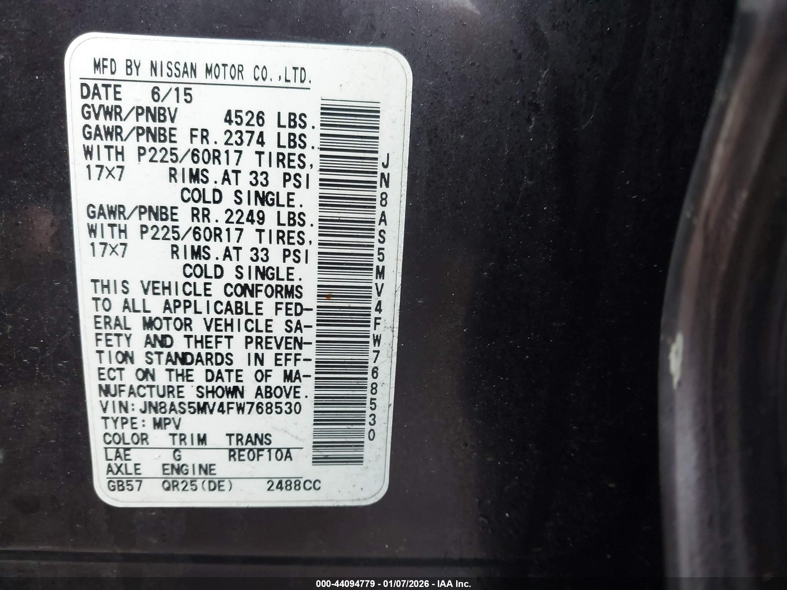 NISSAN ROGUE image 9
