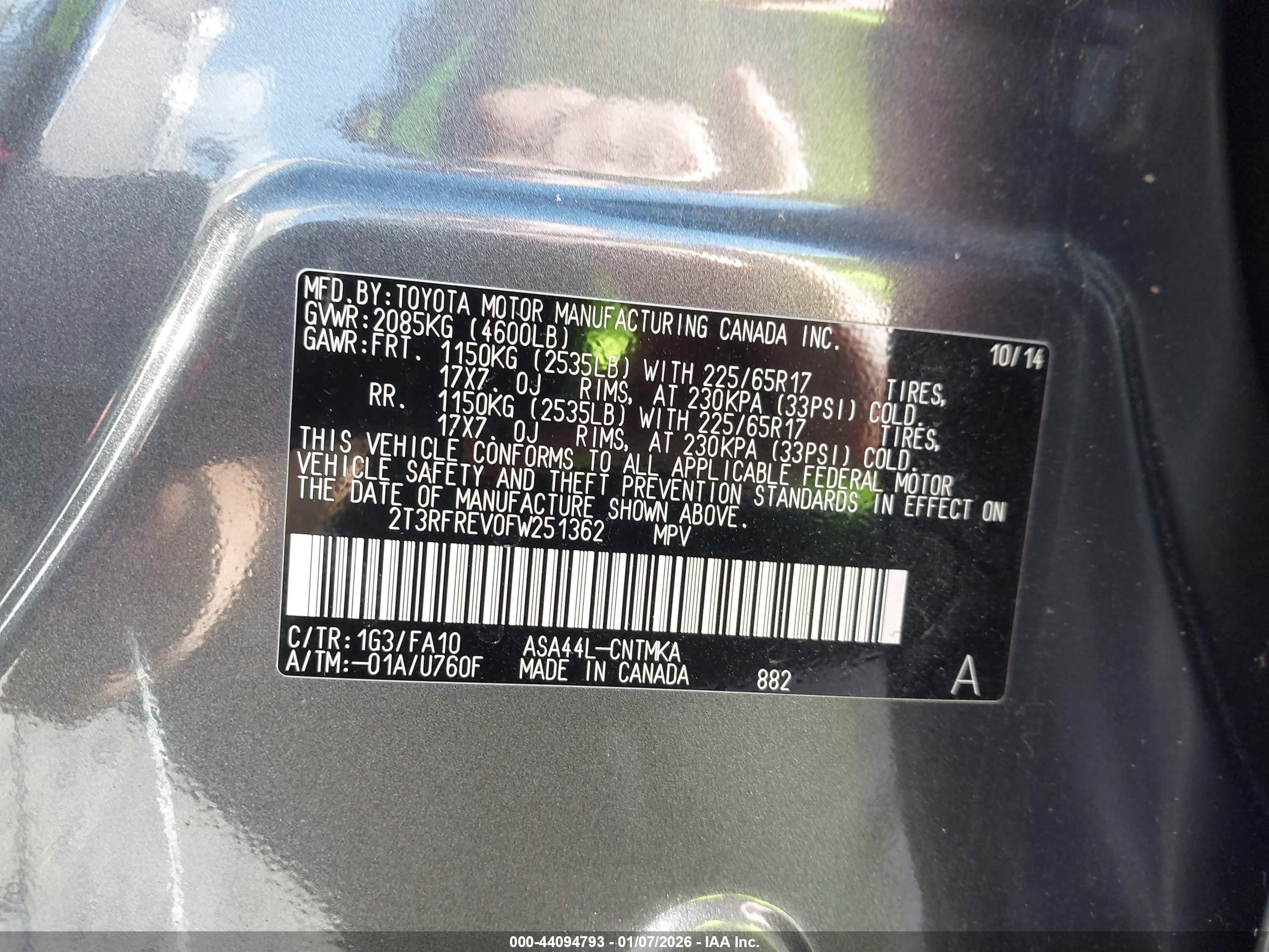 TOYOTA RAV4 image 9