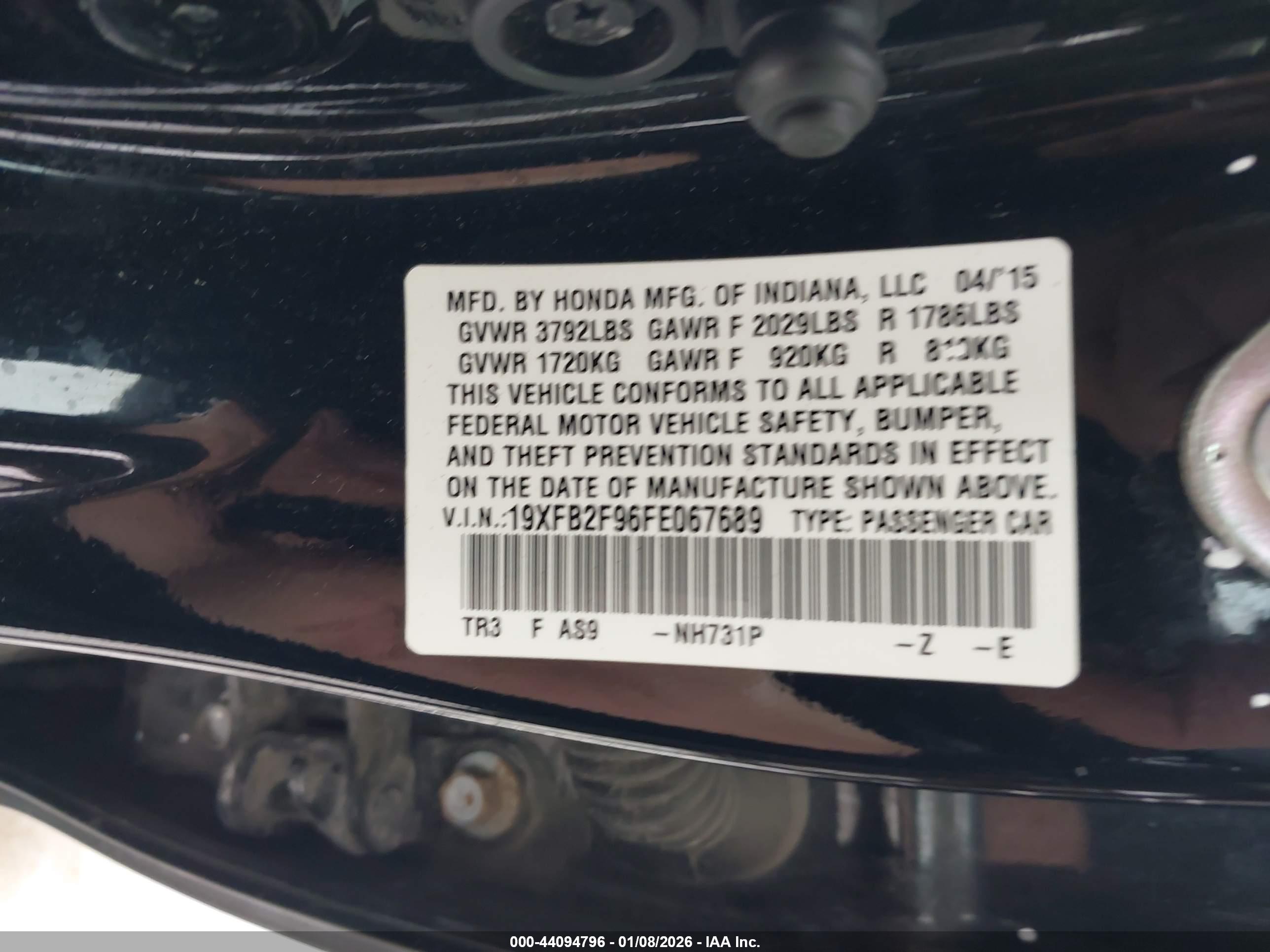 HONDA CIVIC image 9