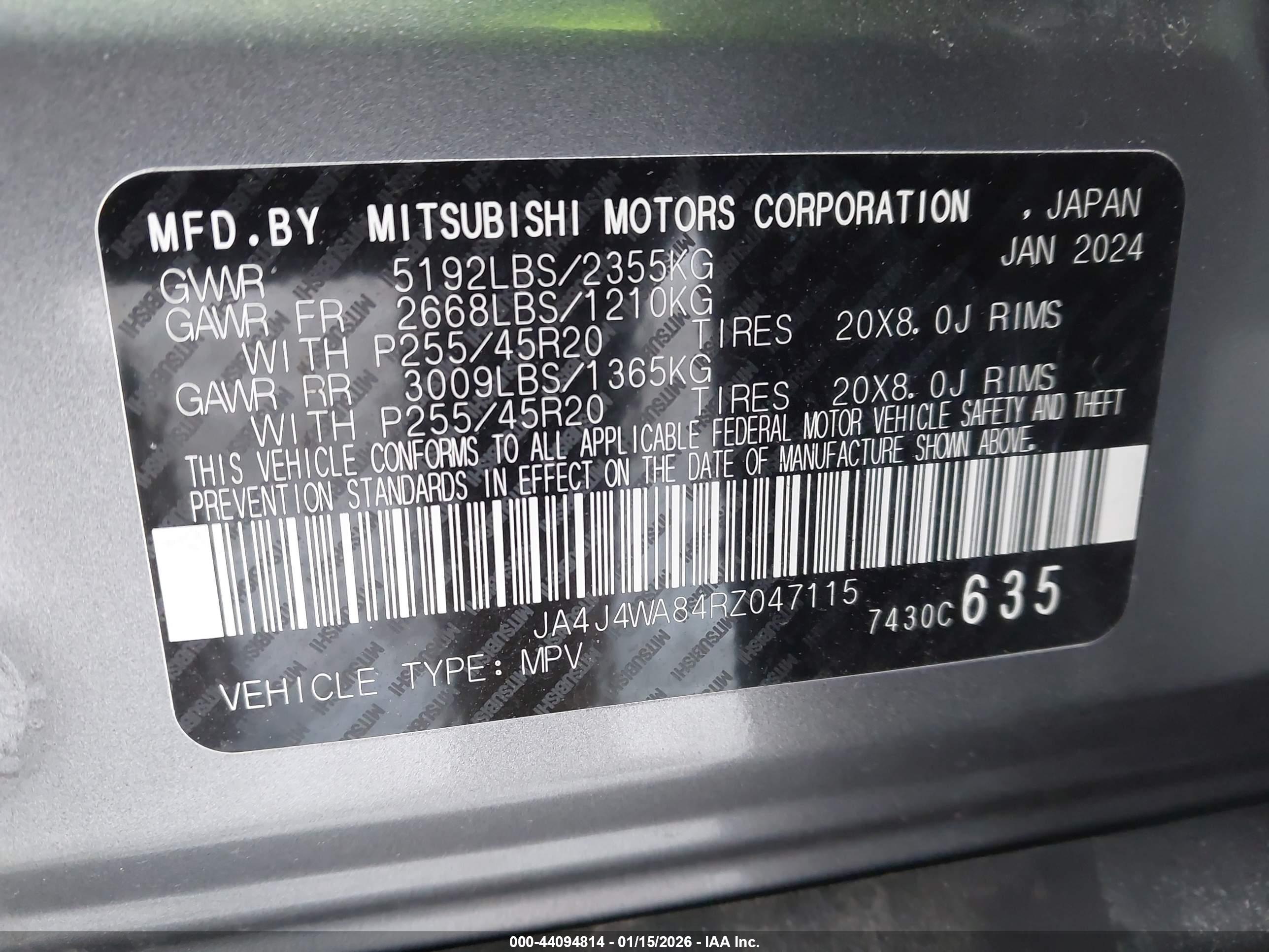 MITSUBISHI OUTLANDER image 9