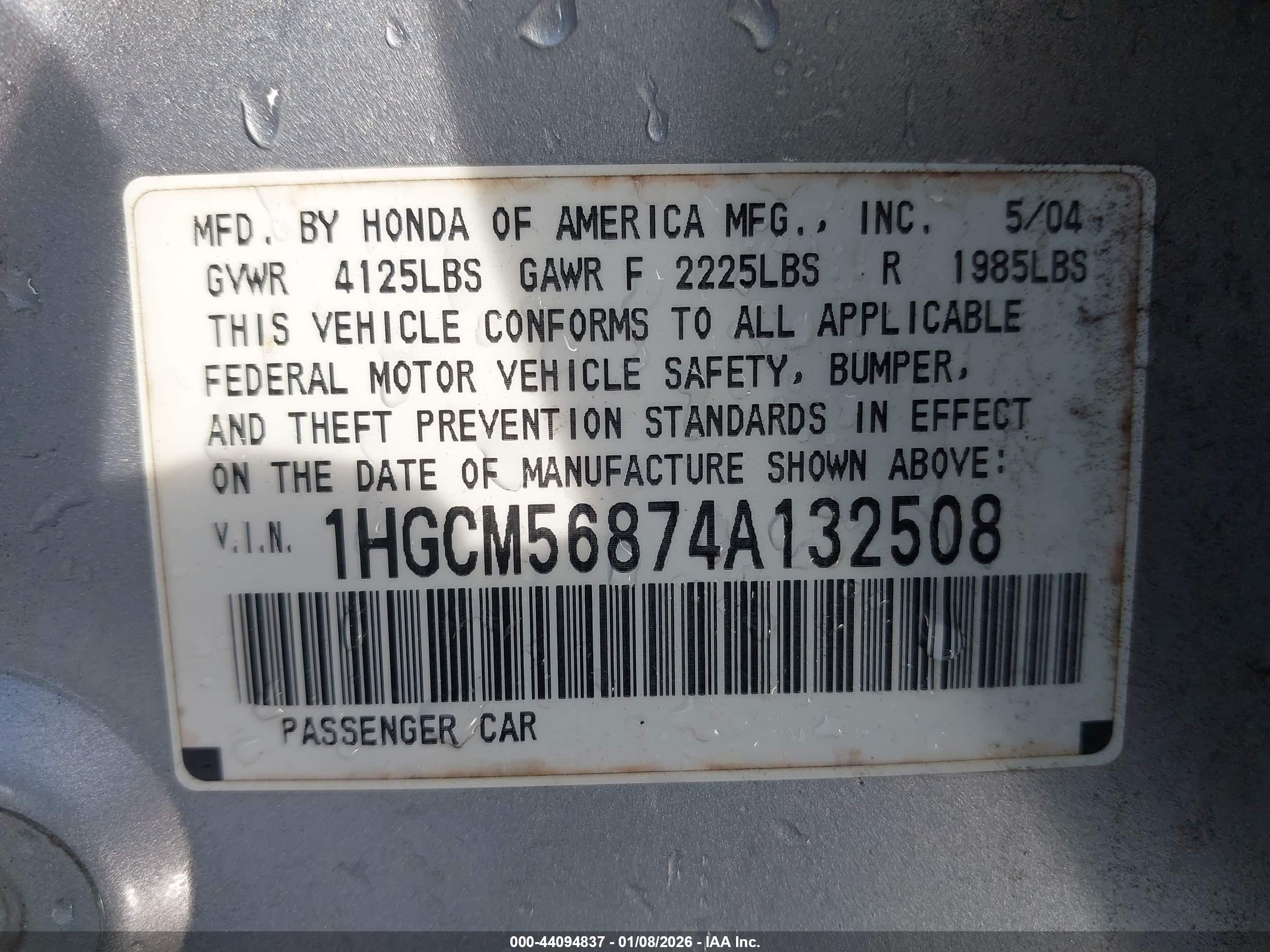 HONDA ACCORD image 9
