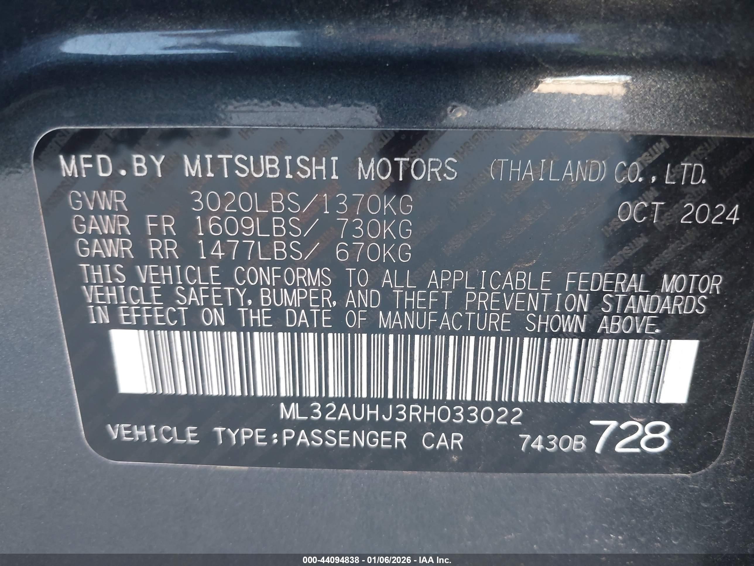 MITSUBISHI MIRAGE image 9