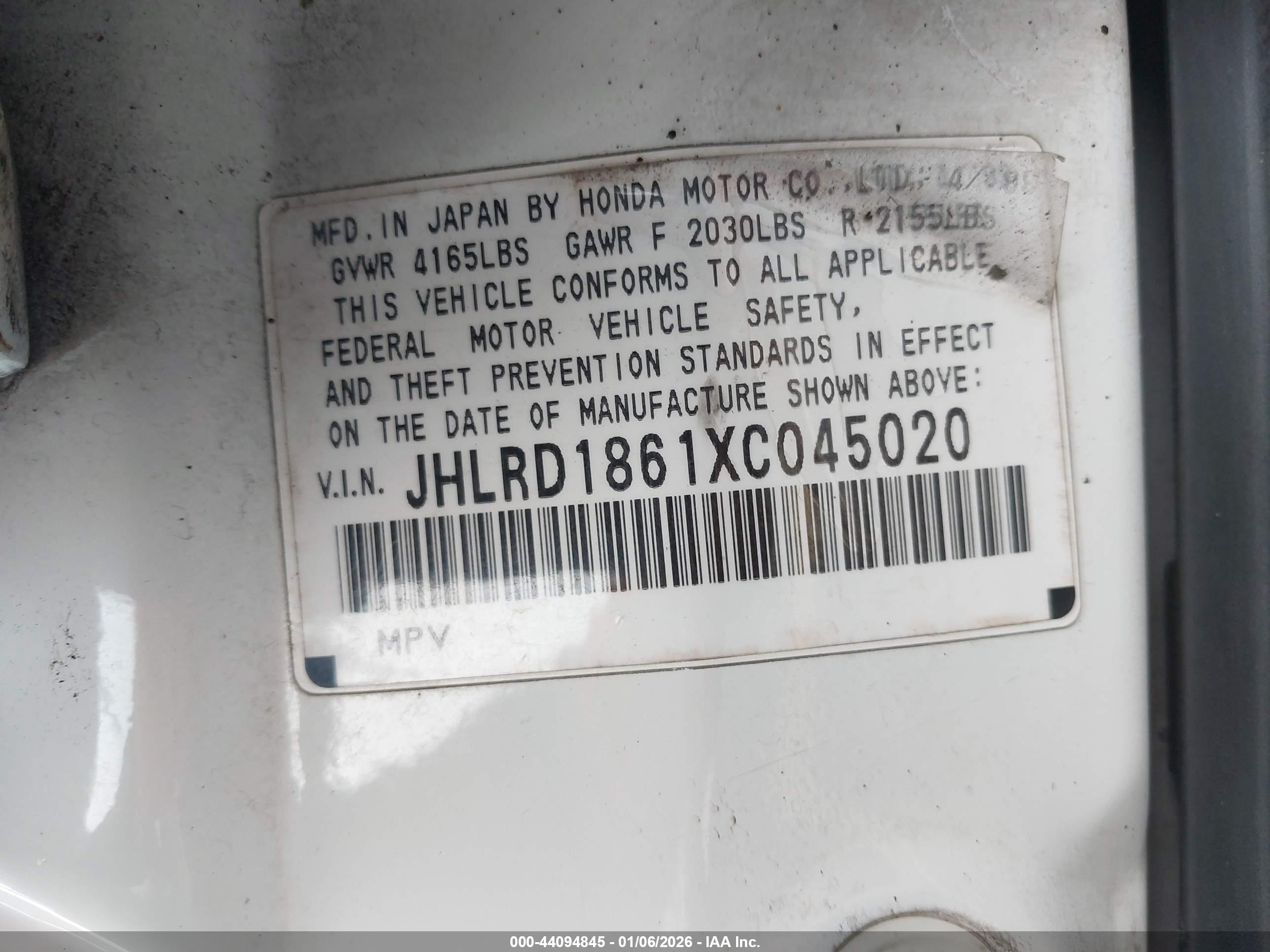 HONDA CR-V image 9