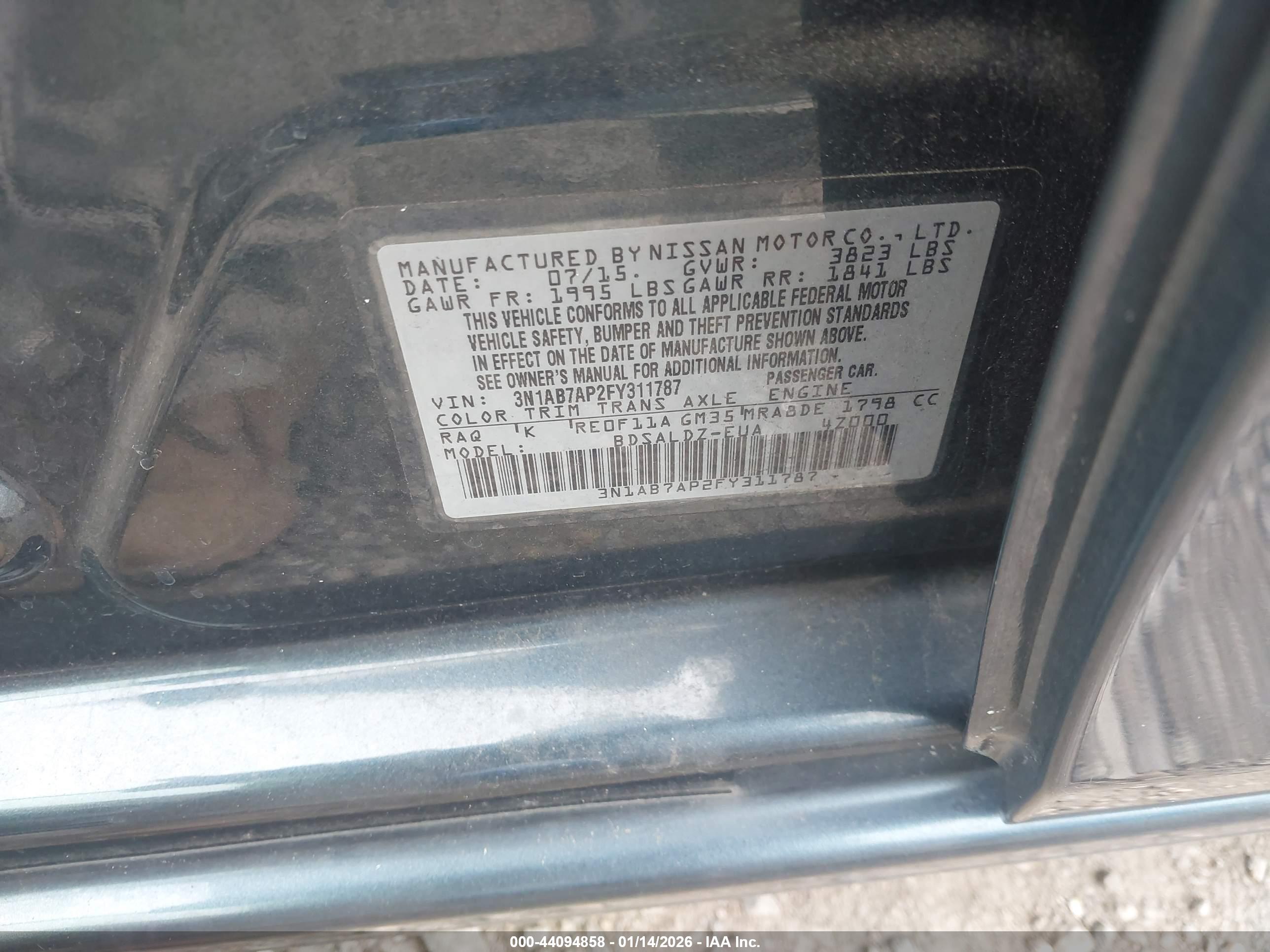 NISSAN SENTRA image 9