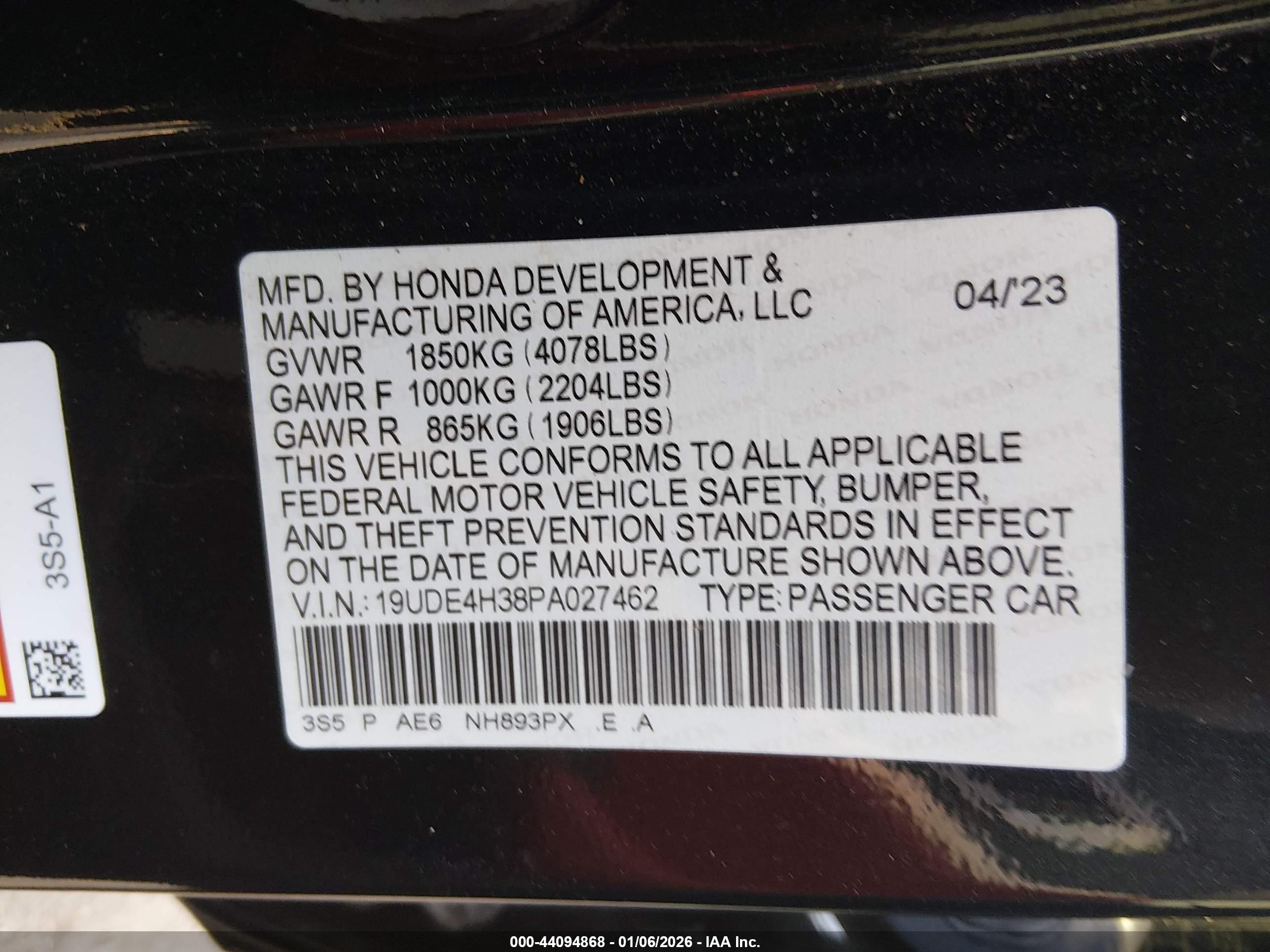 ACURA INTEGRA image 9