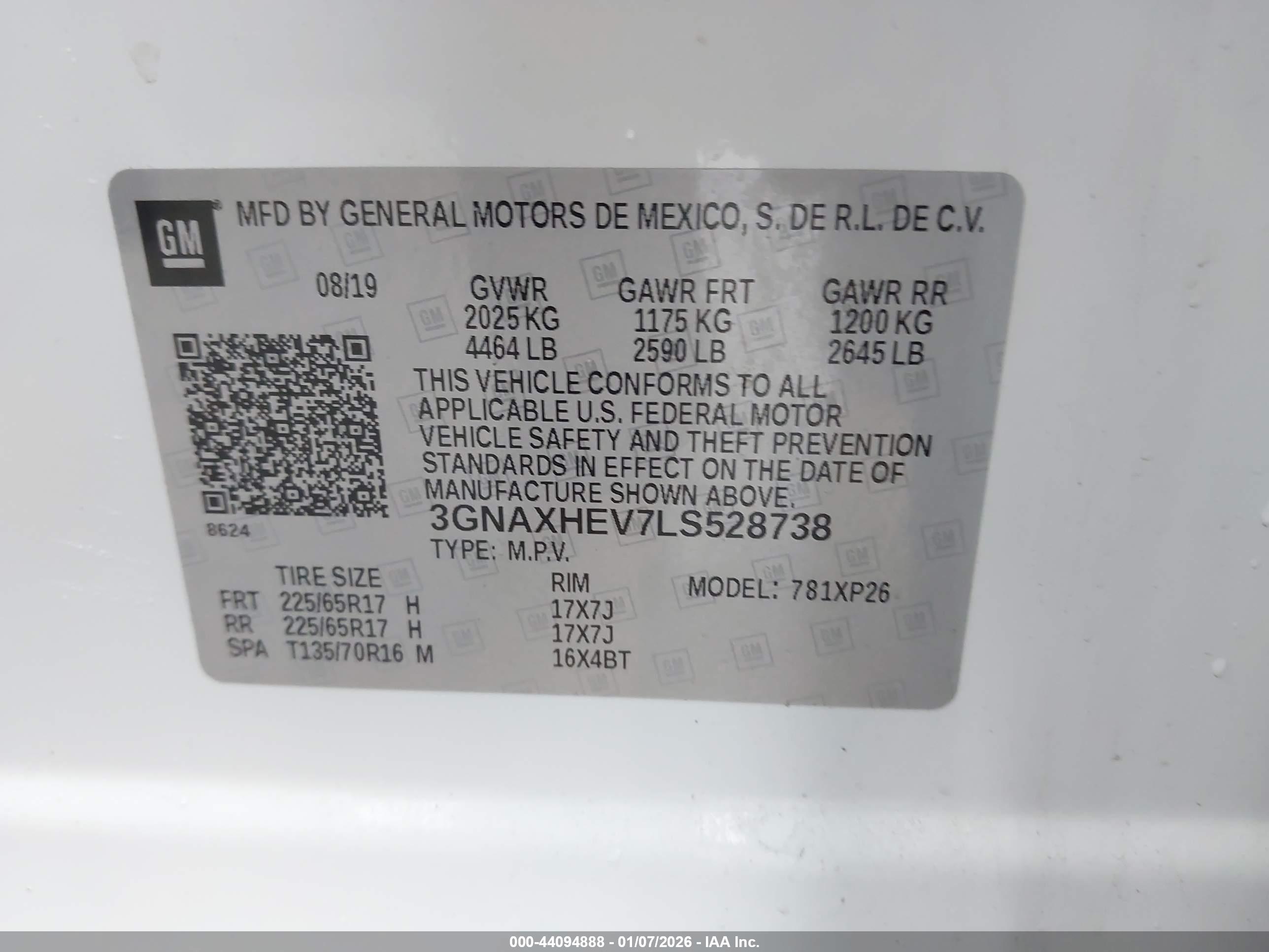 CHEVROLET EQUINOX image 9
