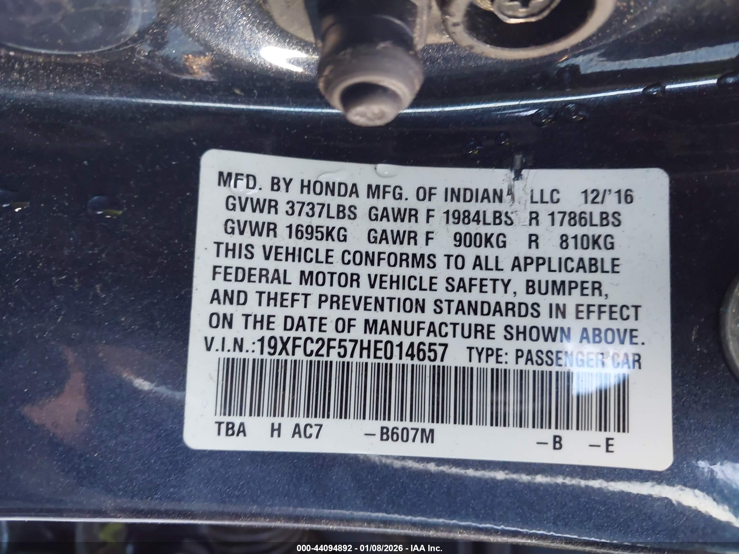 HONDA CIVIC image 9