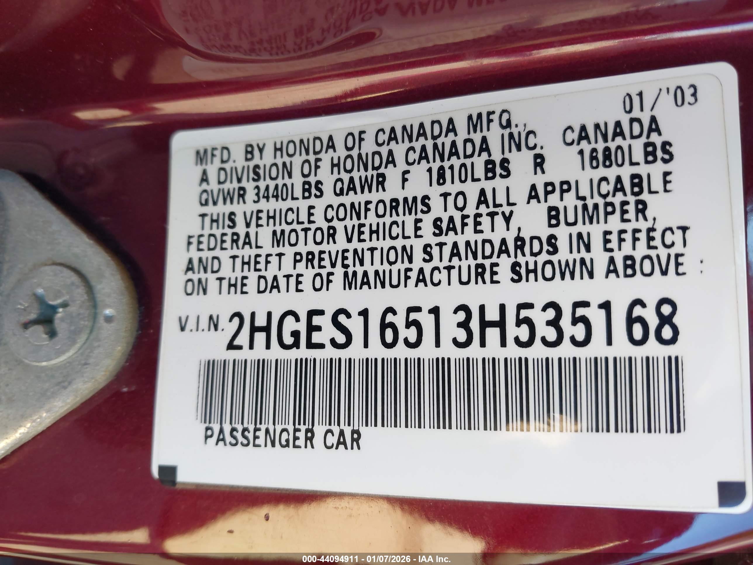 HONDA CIVIC image 9