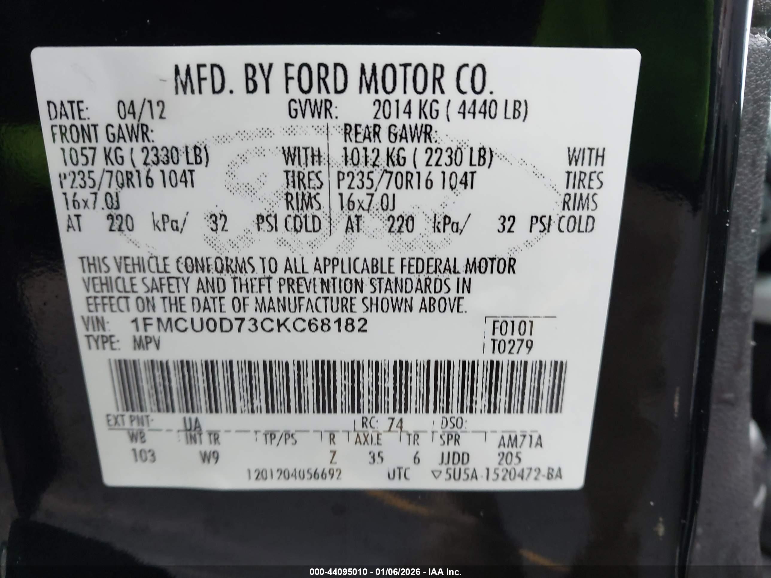 FORD ESCAPE image 9
