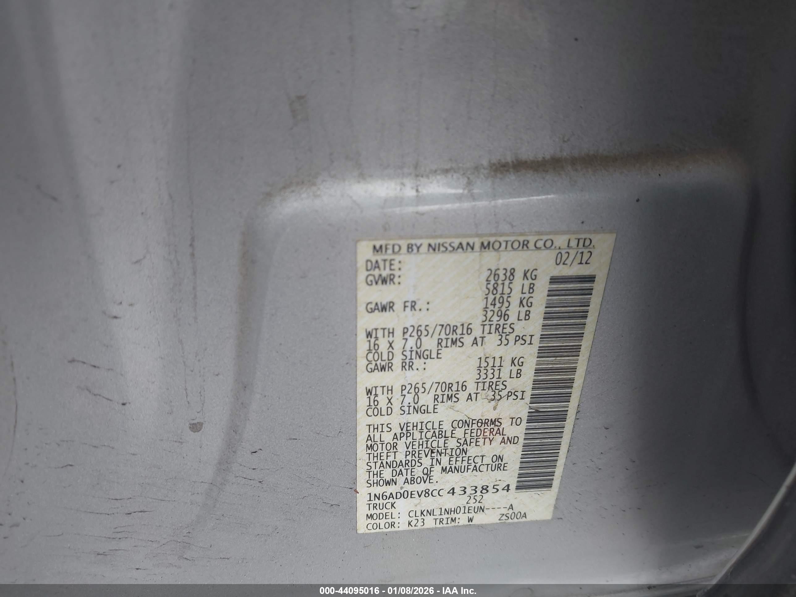 NISSAN FRONTIER image 9