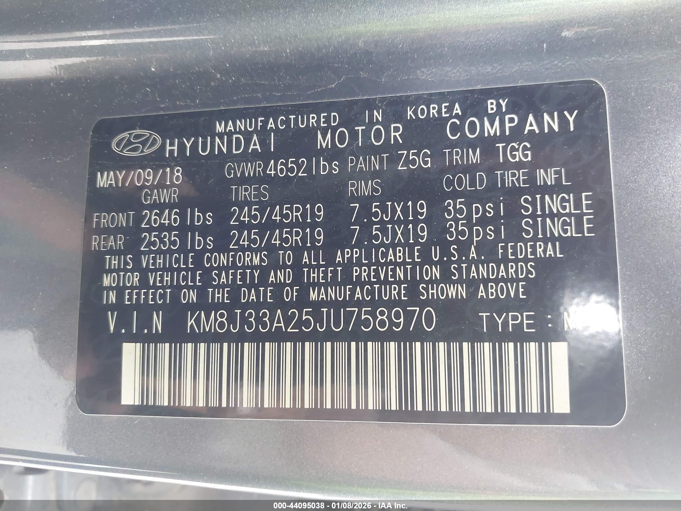 HYUNDAI TUCSON image 9