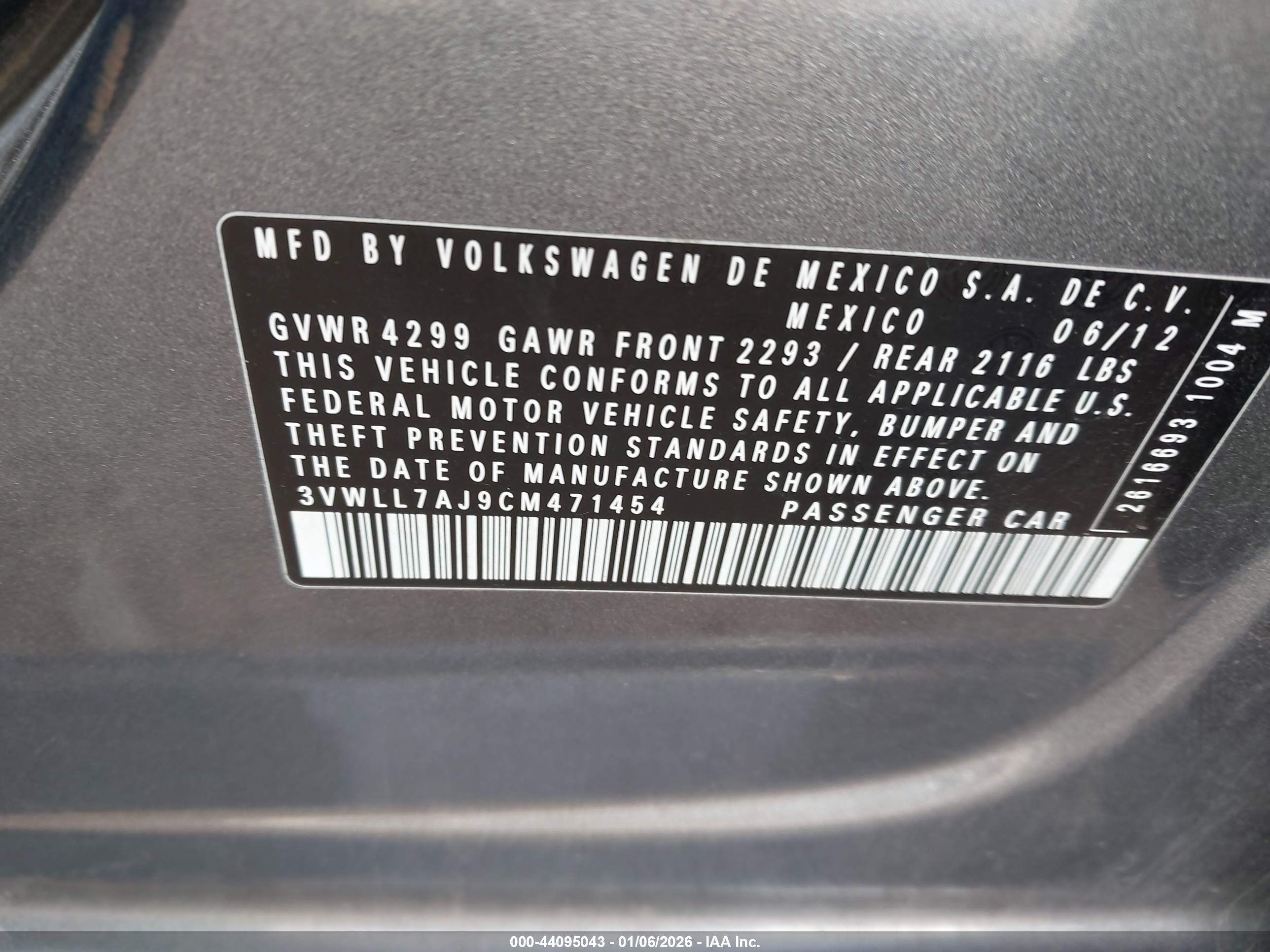 VOLKSWAGEN JETTA image 9