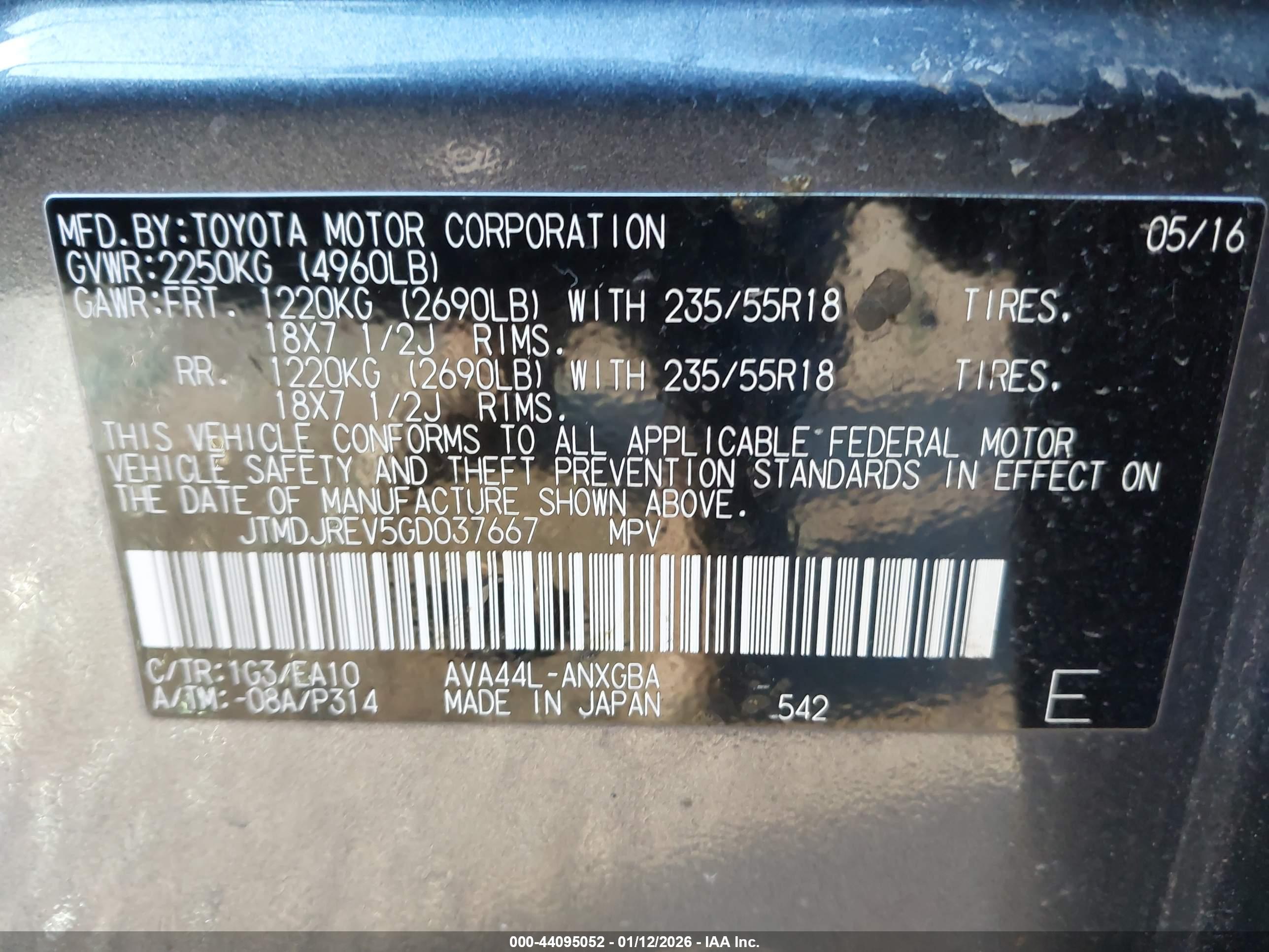 TOYOTA RAV4 image 9