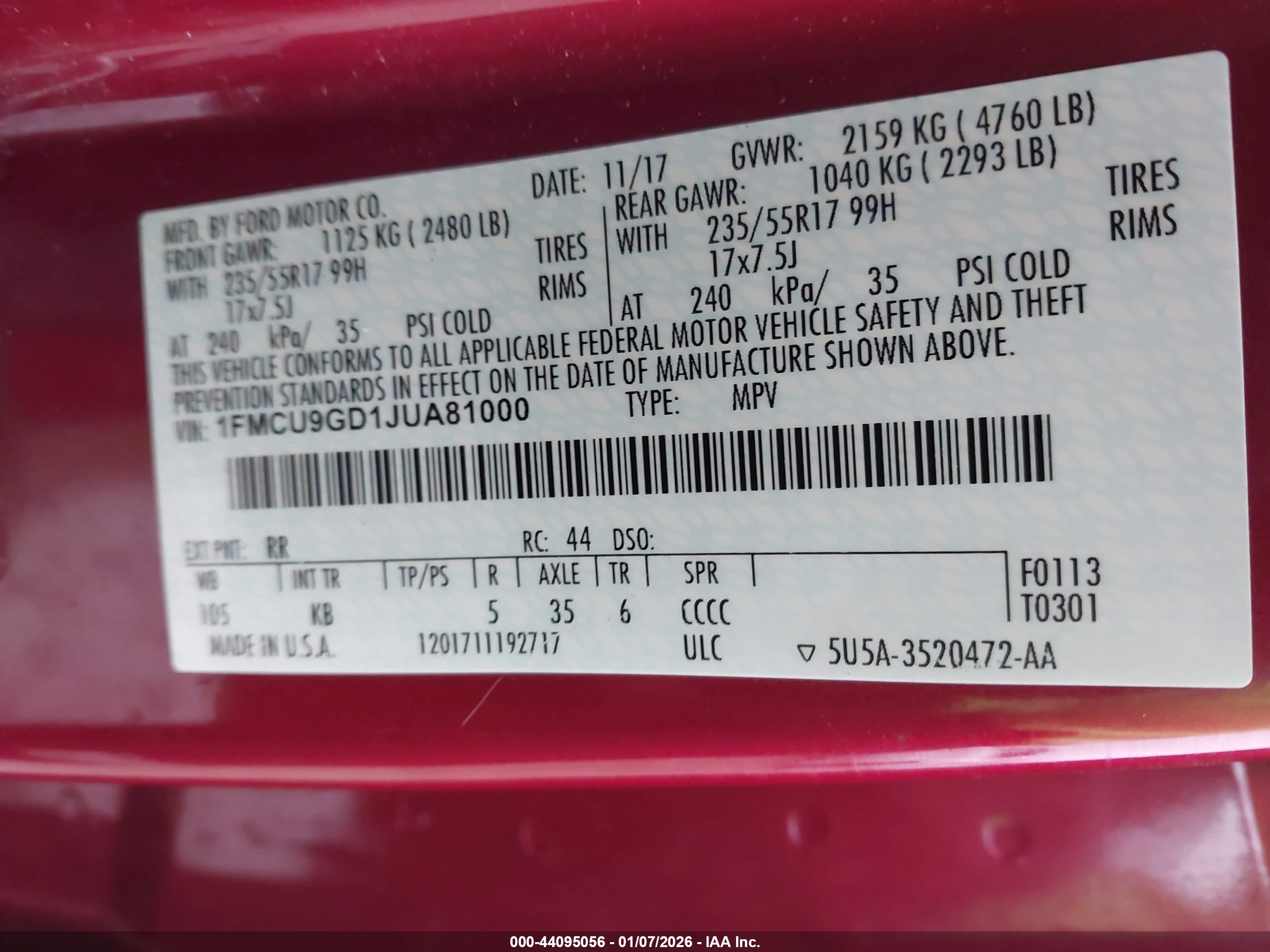 FORD ESCAPE image 9