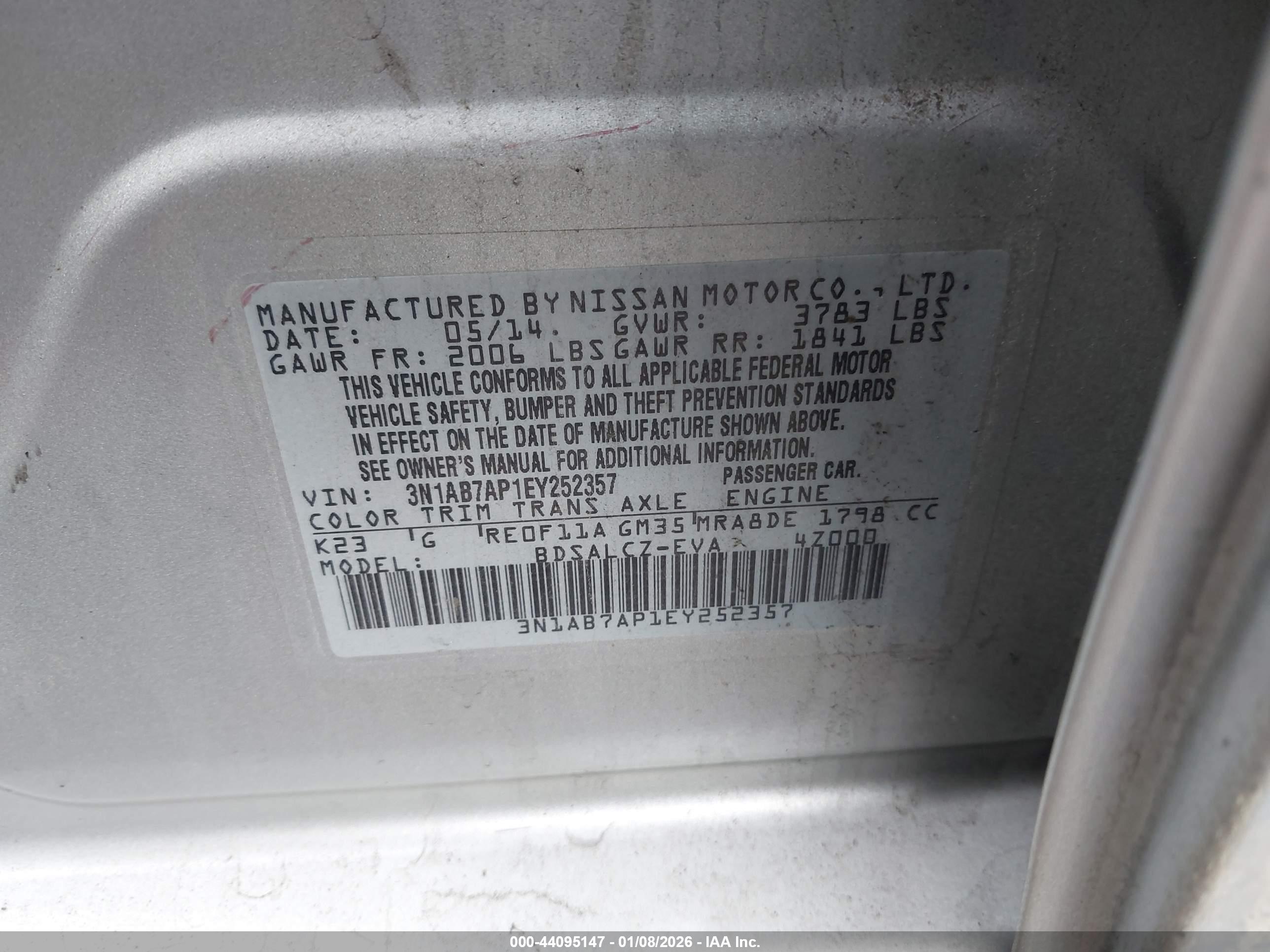 NISSAN SENTRA image 9