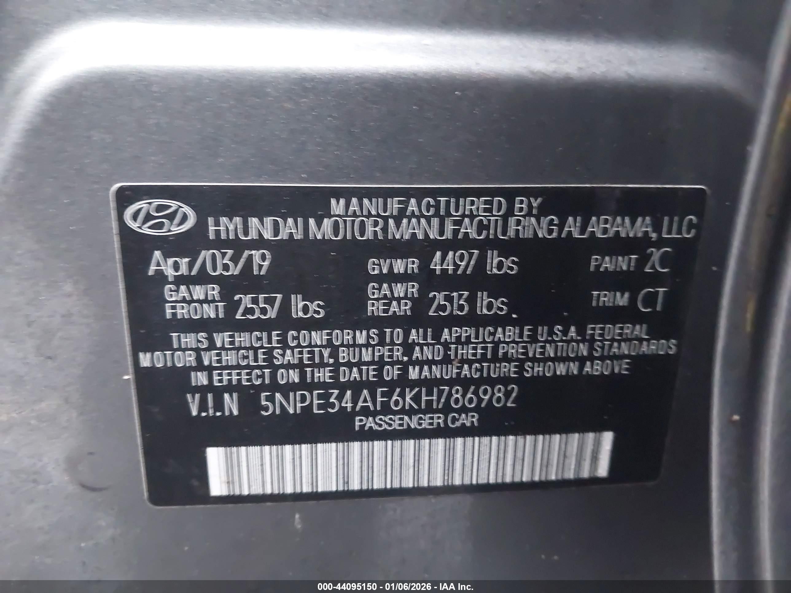 HYUNDAI SONATA image 9