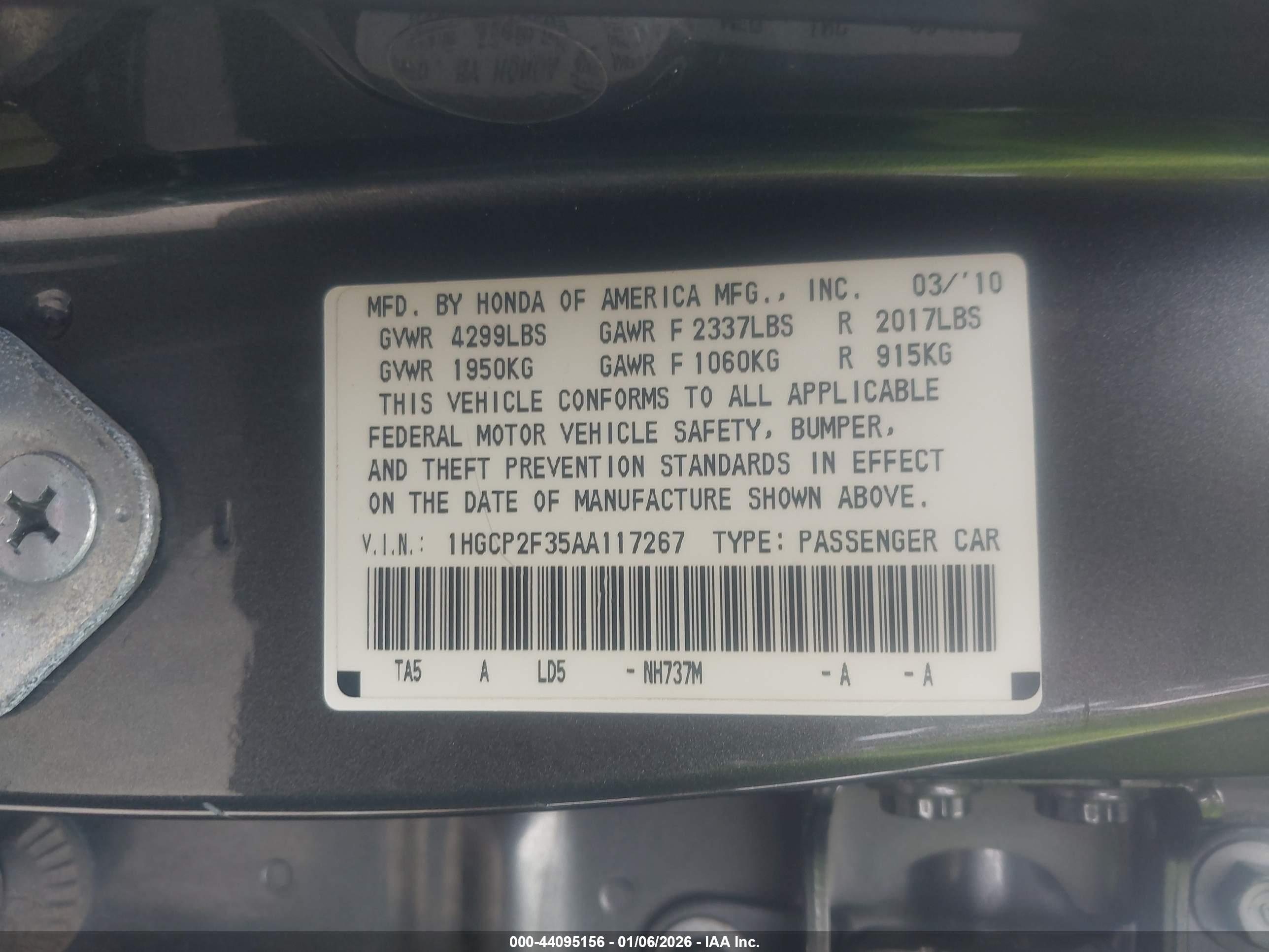 HONDA ACCORD image 9