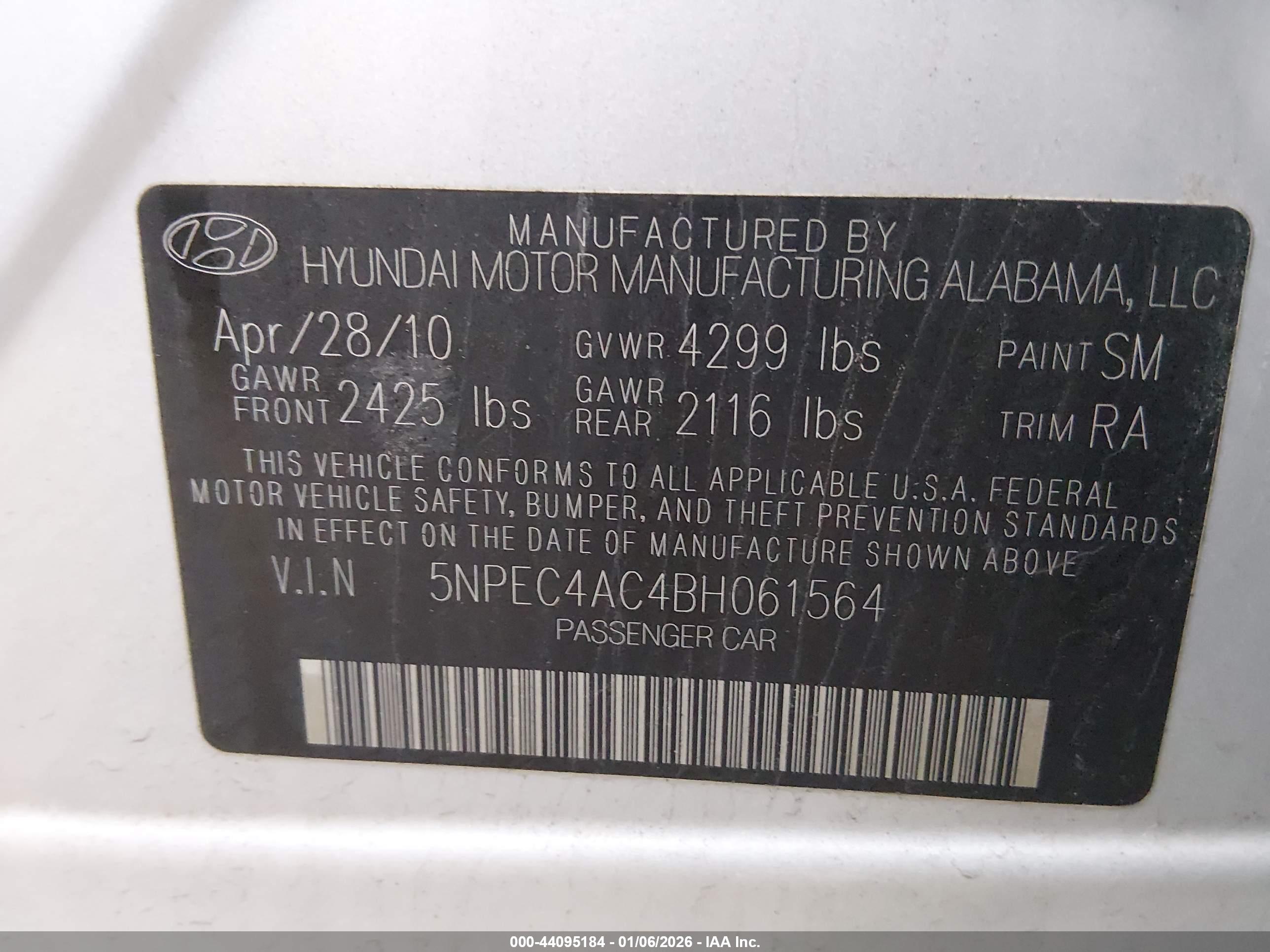 HYUNDAI SONATA image 9