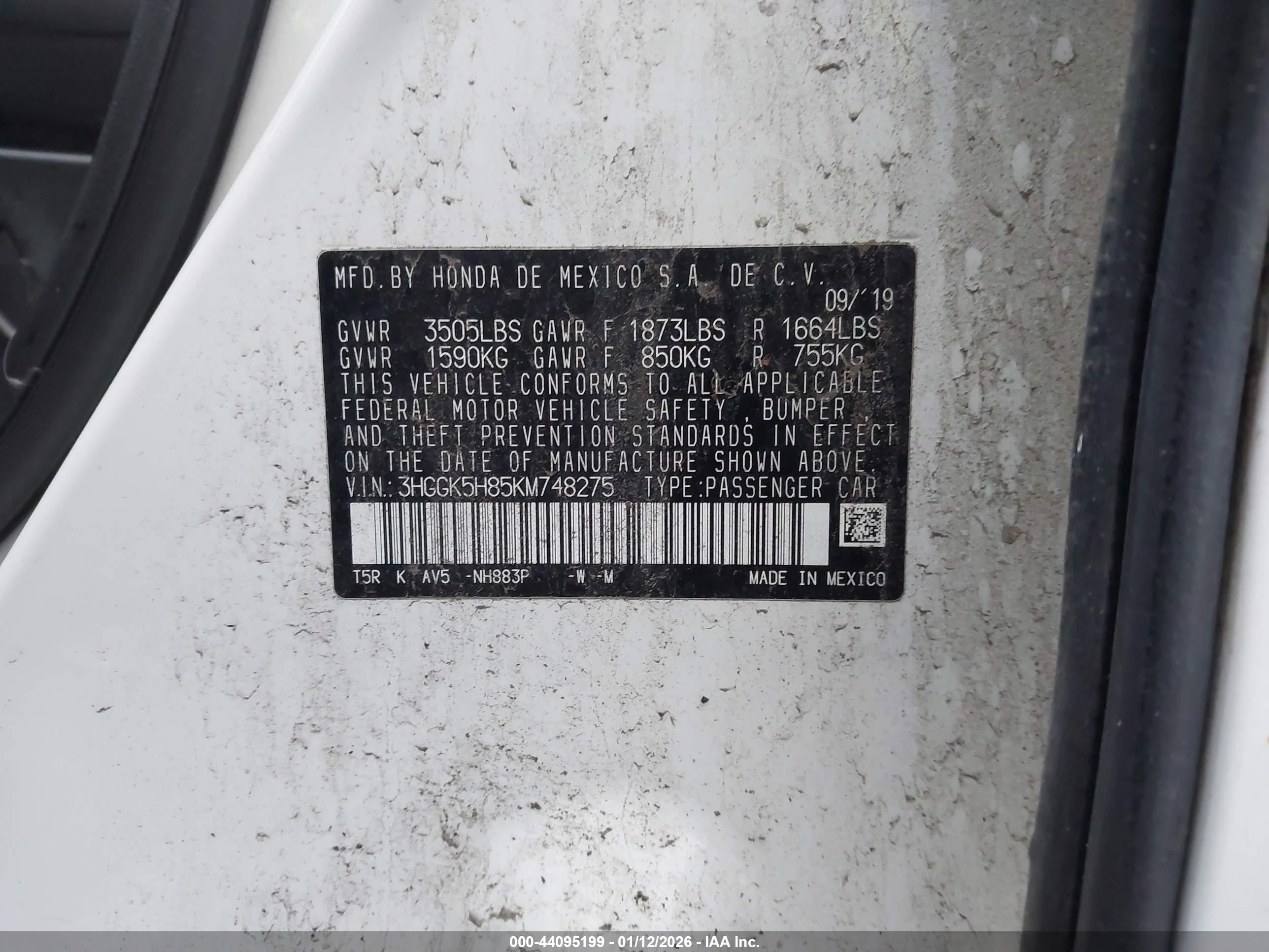 HONDA FIT image 9
